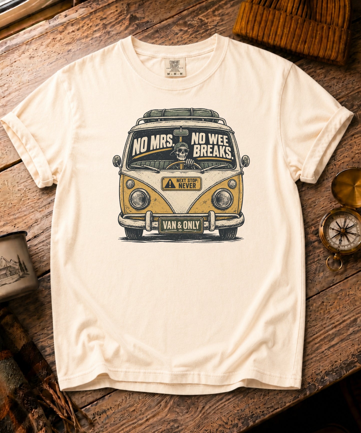 No Mrs, No Wee Breaks Tee - Skeleton Edition