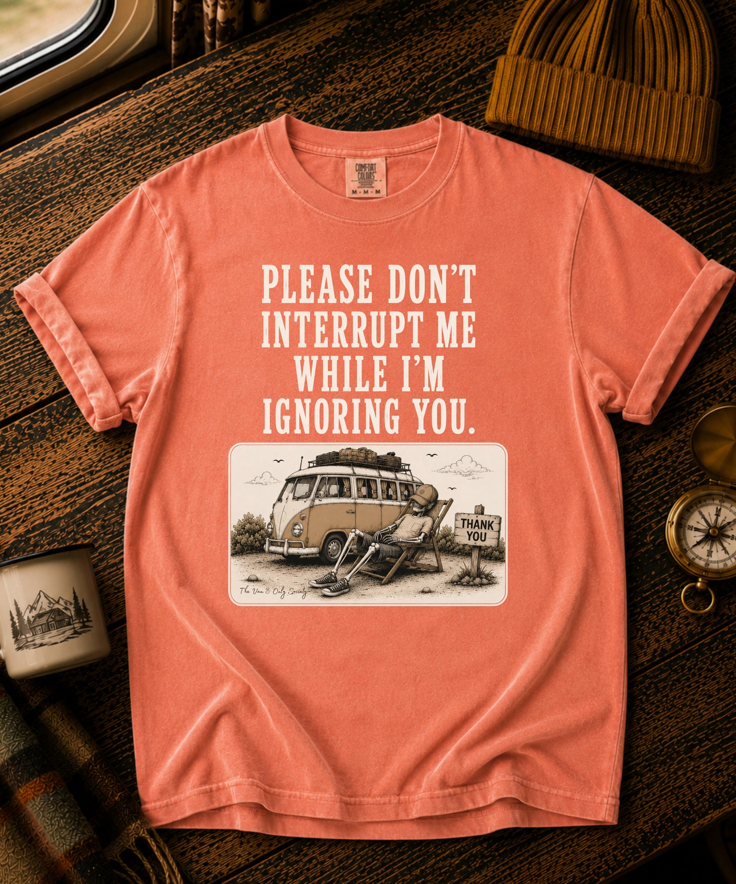 Please Don`t Interrupt Me Vintage Tee