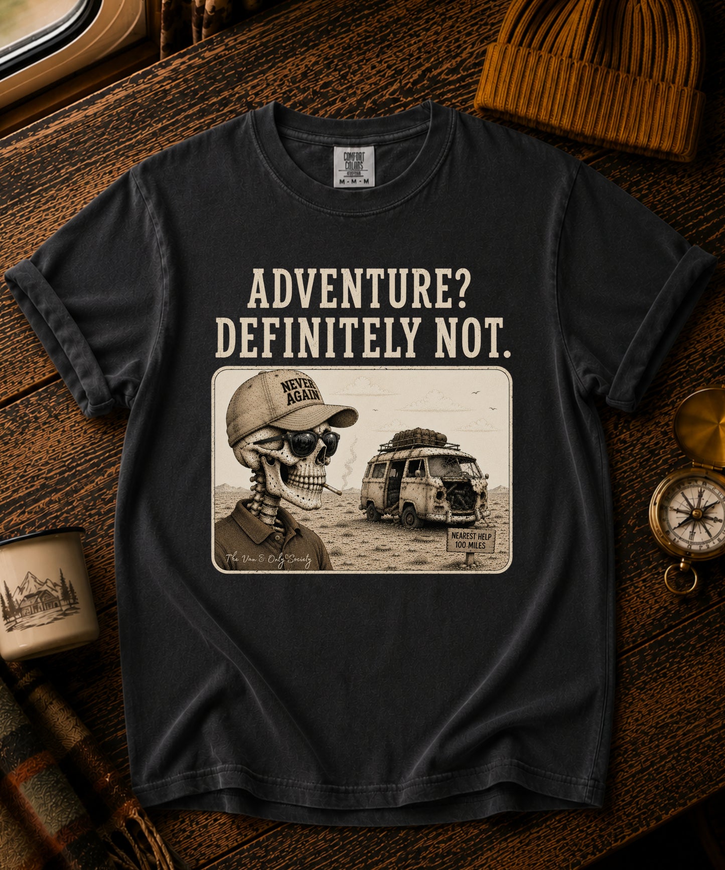 Adventure? Definitely Not. Vintage Tee