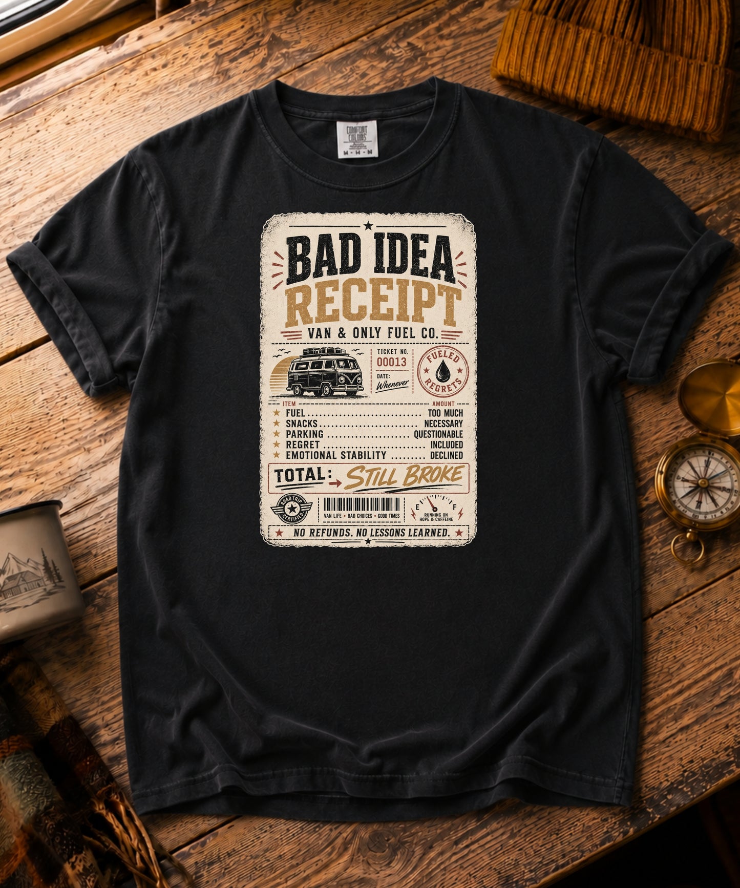 Bad Idea Receipt Tee