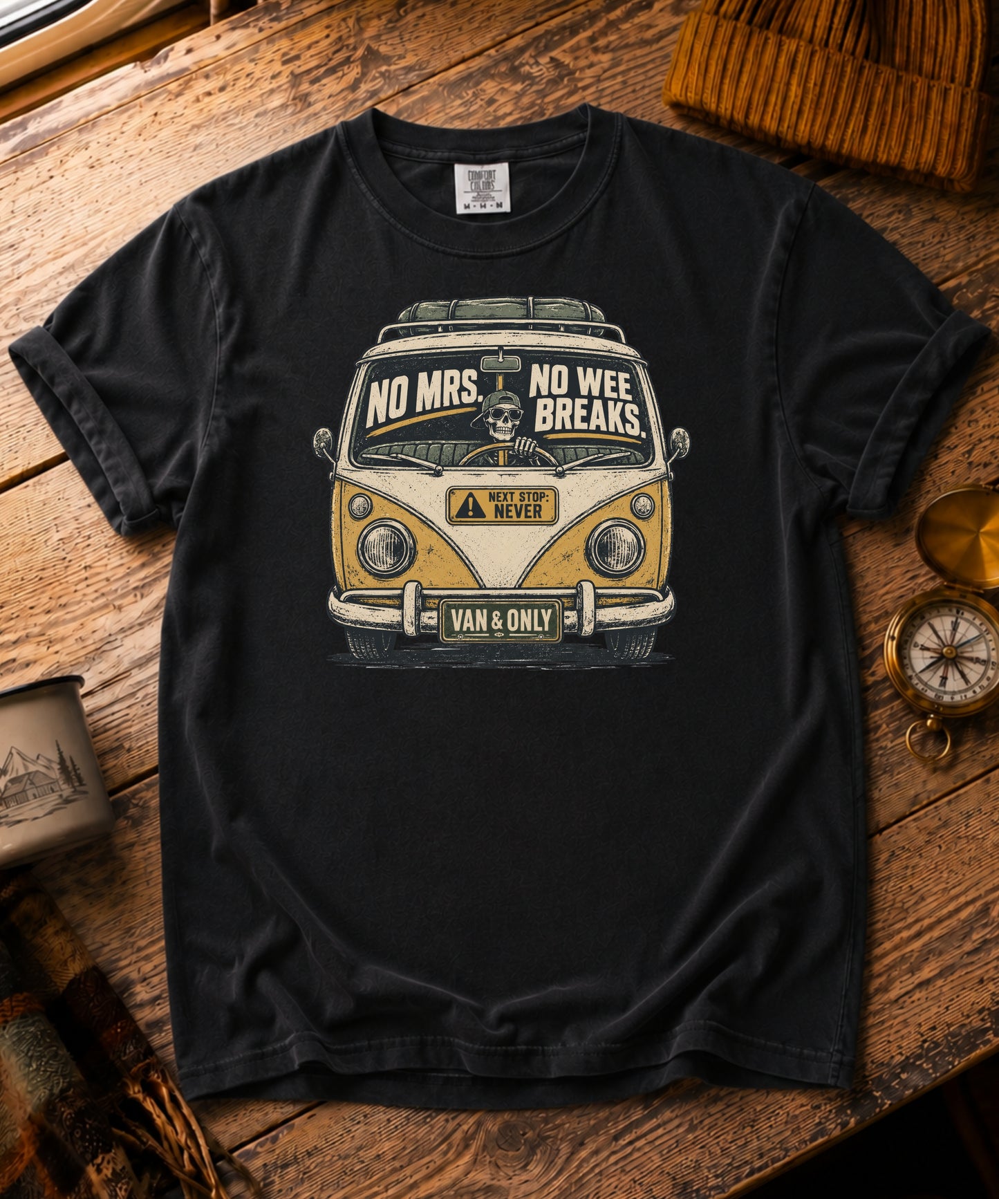 No Mrs, No Wee Breaks Tee - Skeleton Edition