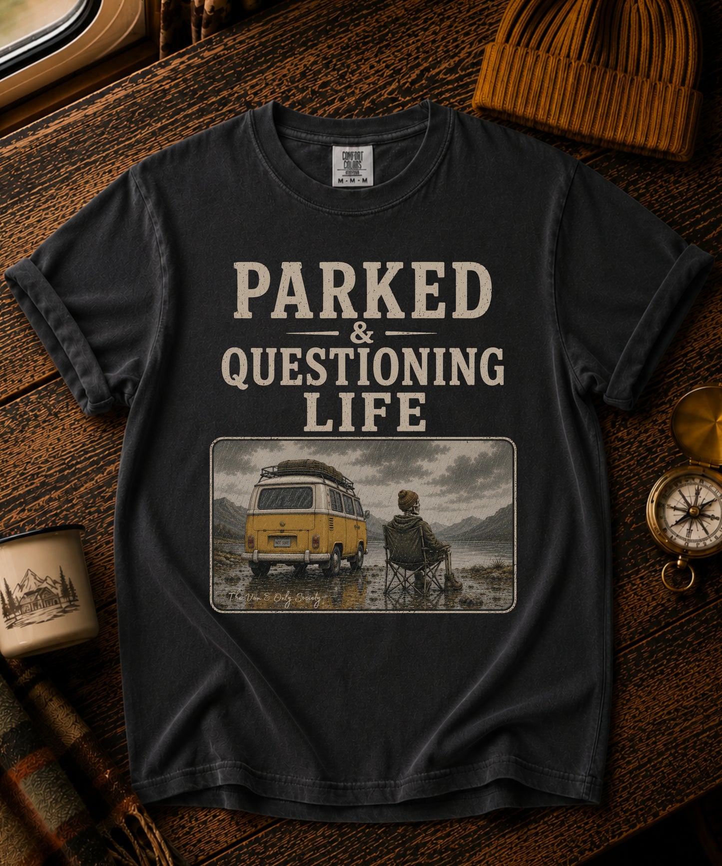 Parked And Questioning Life Vintage Tee