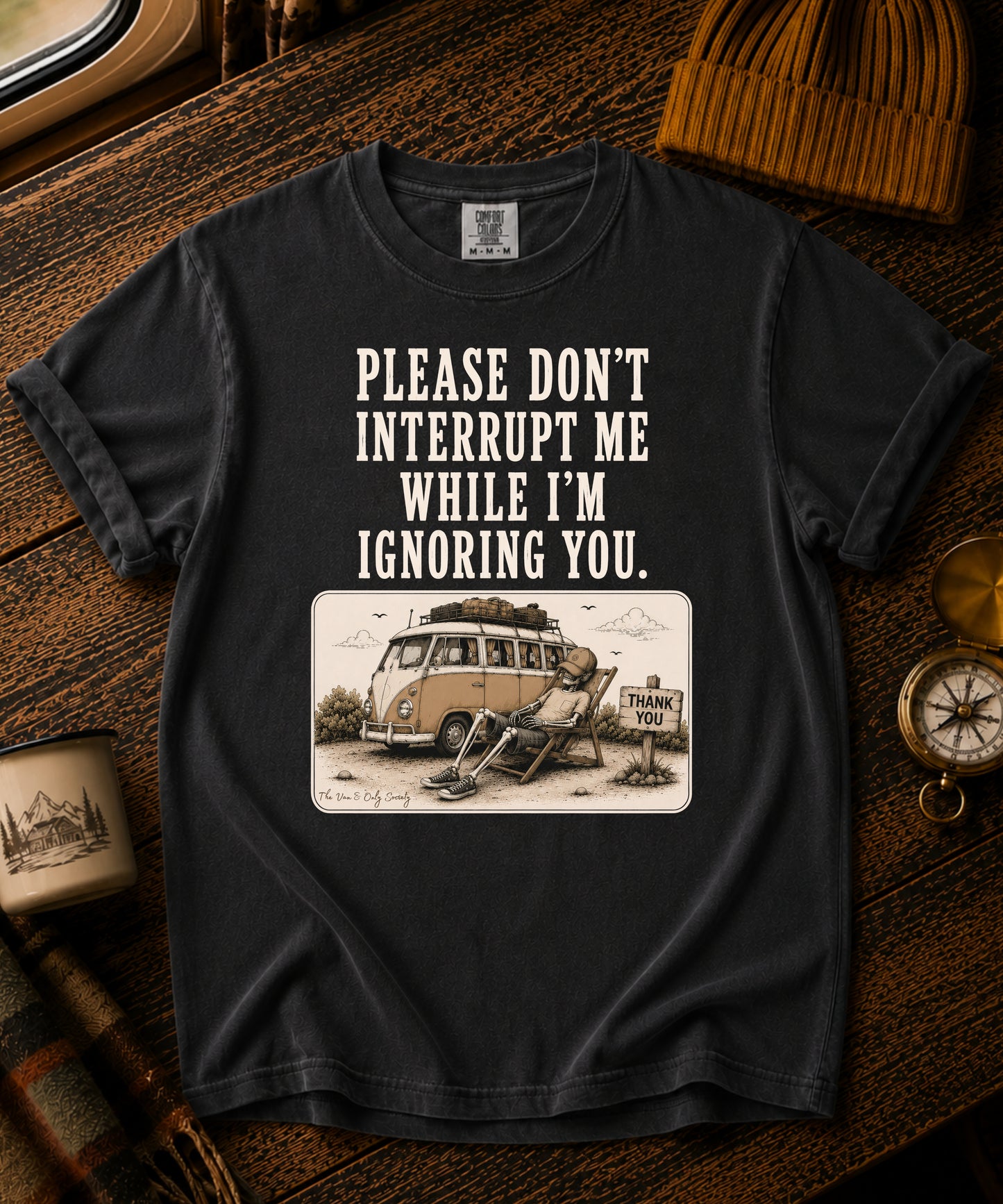 Please Don`t Interrupt Me Vintage Tee
