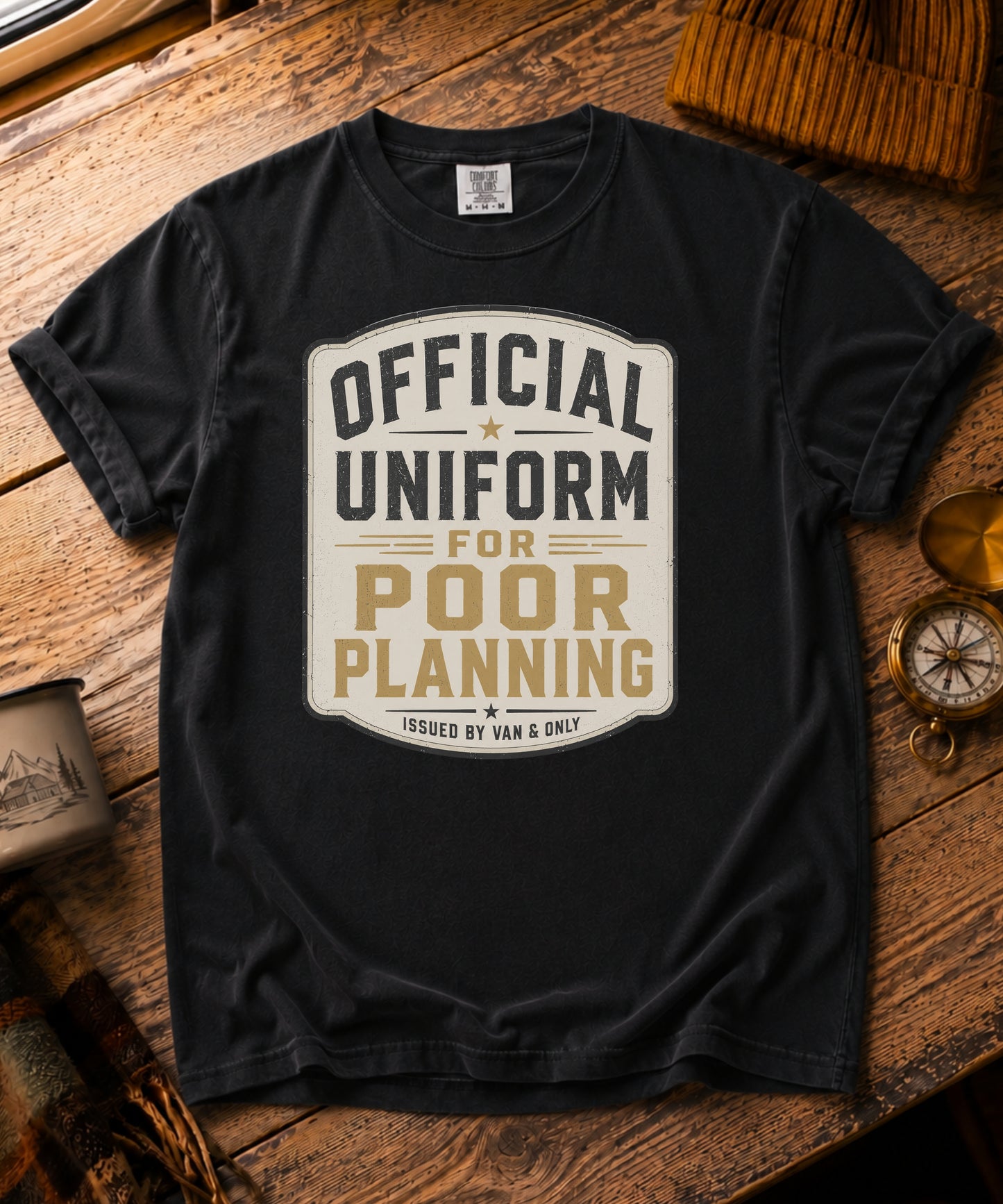 Official Poor Planning Uniform Tee