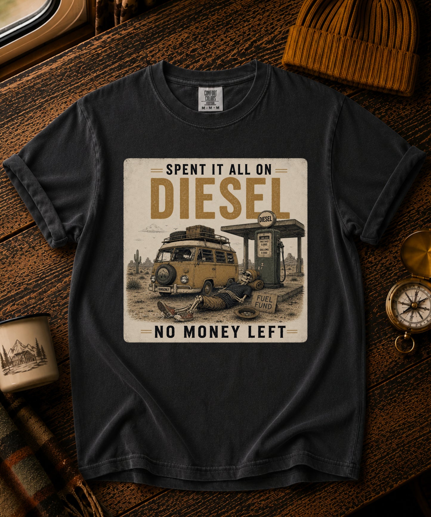 Spent It All On Diesel Vintage Tee