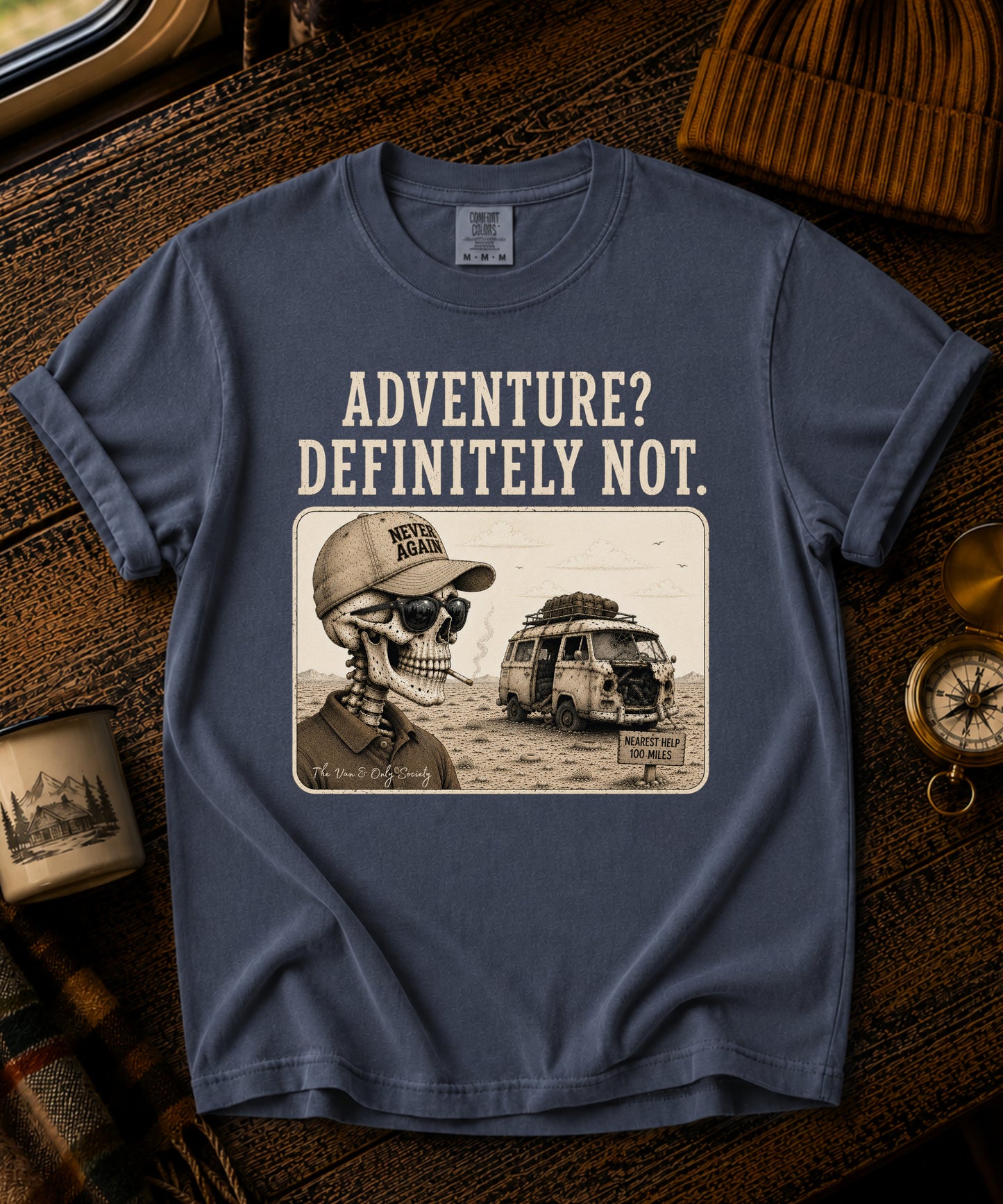Adventure? Definitely Not. Vintage Tee