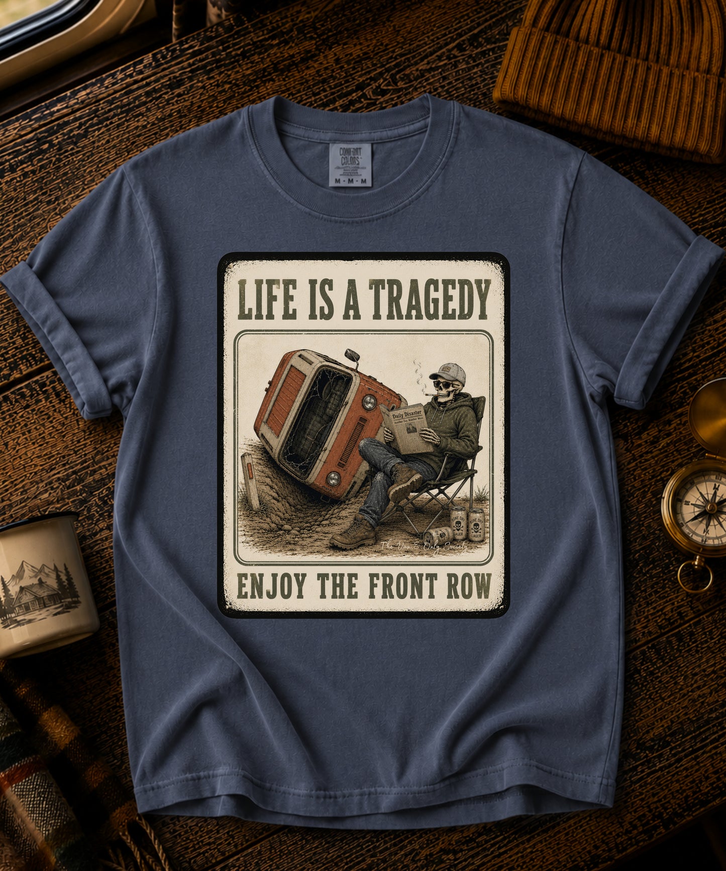 Life Is A Tragedy Vintage Tee