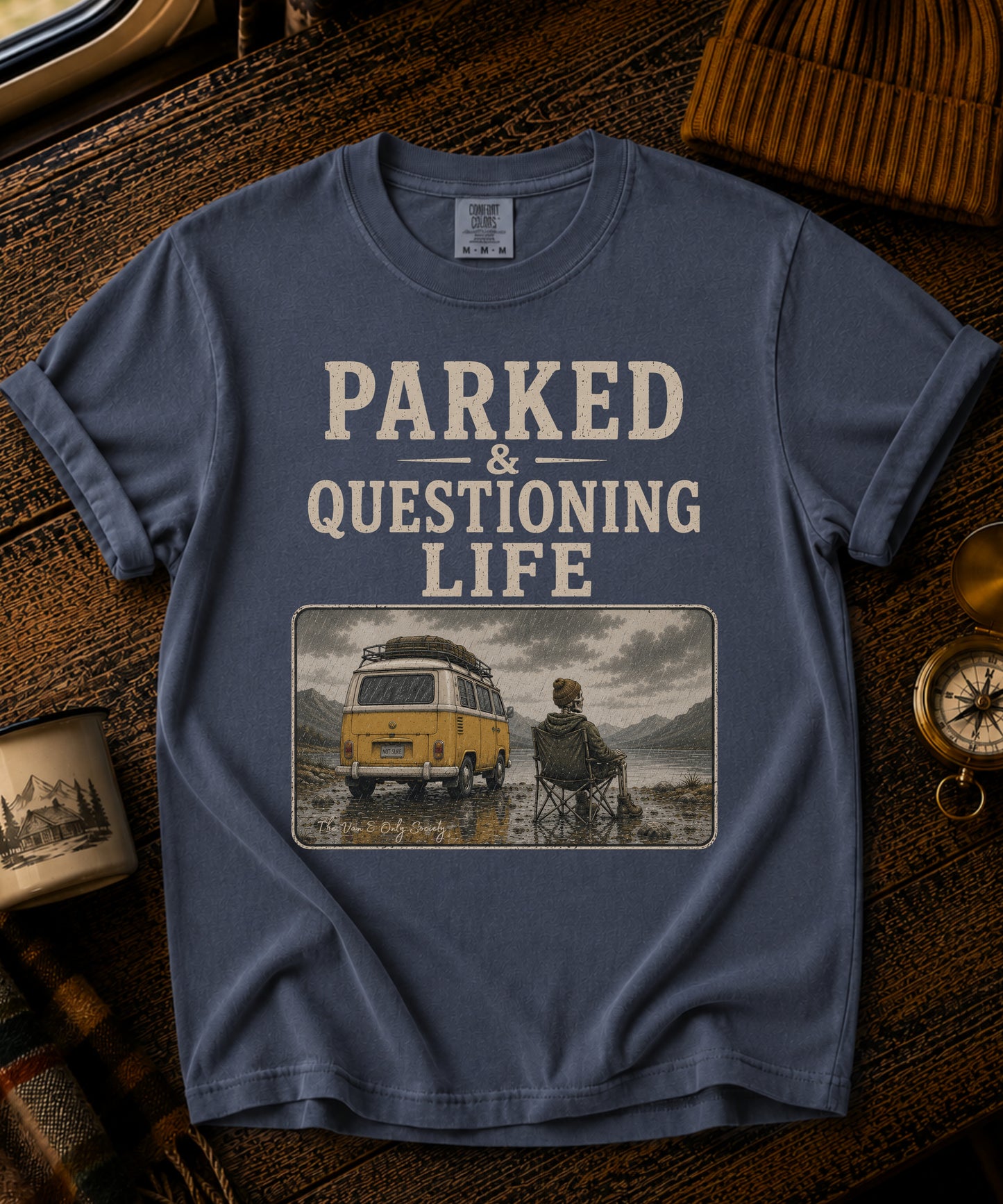Parked And Questioning Life Vintage Tee