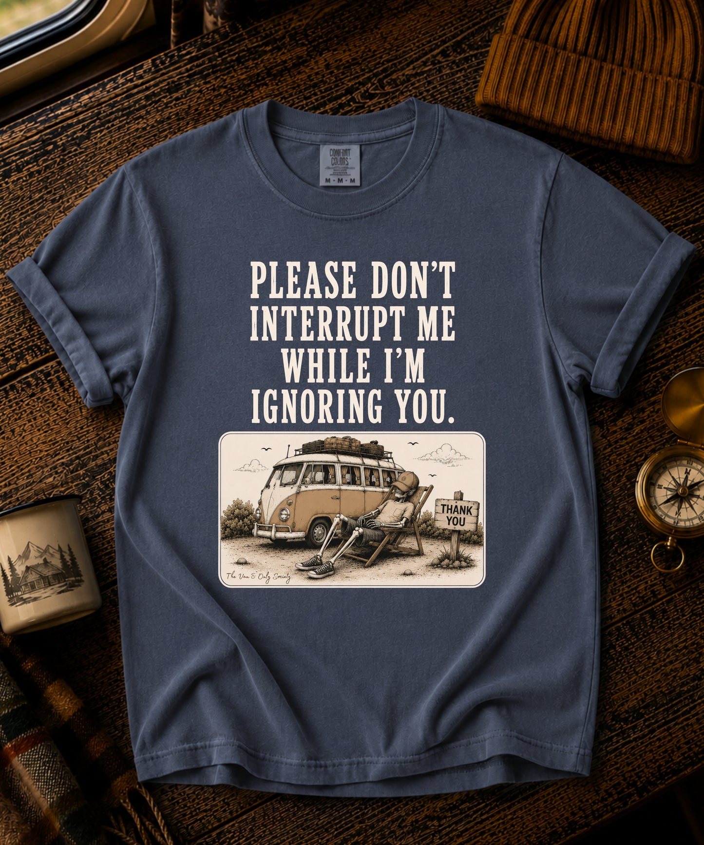 Please Don`t Interrupt Me Vintage Tee