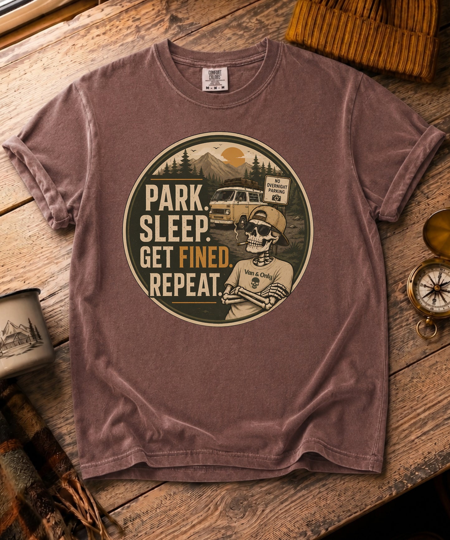 Park. Sleep. Get Fined Tee