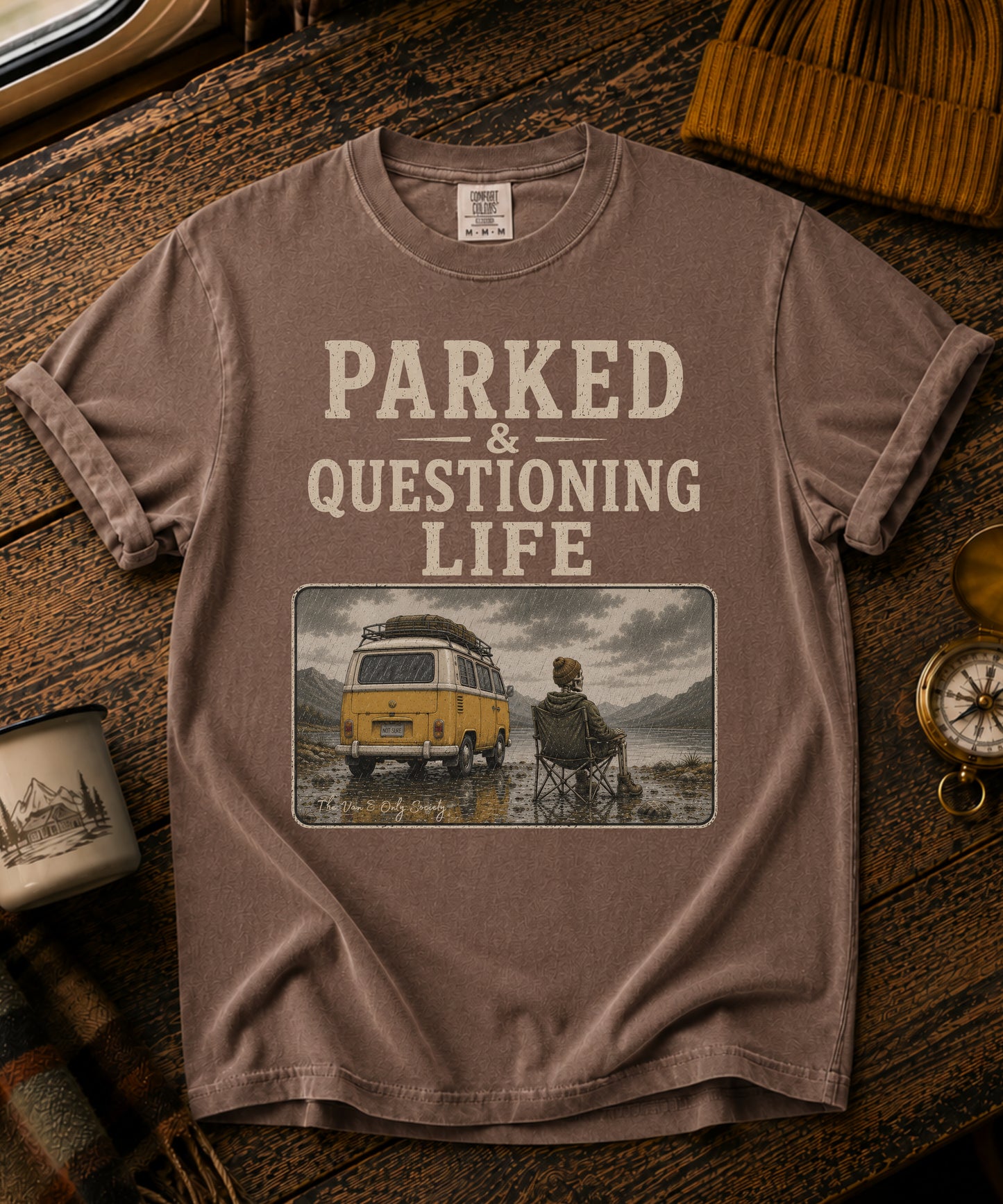 Parked And Questioning Life Vintage Tee