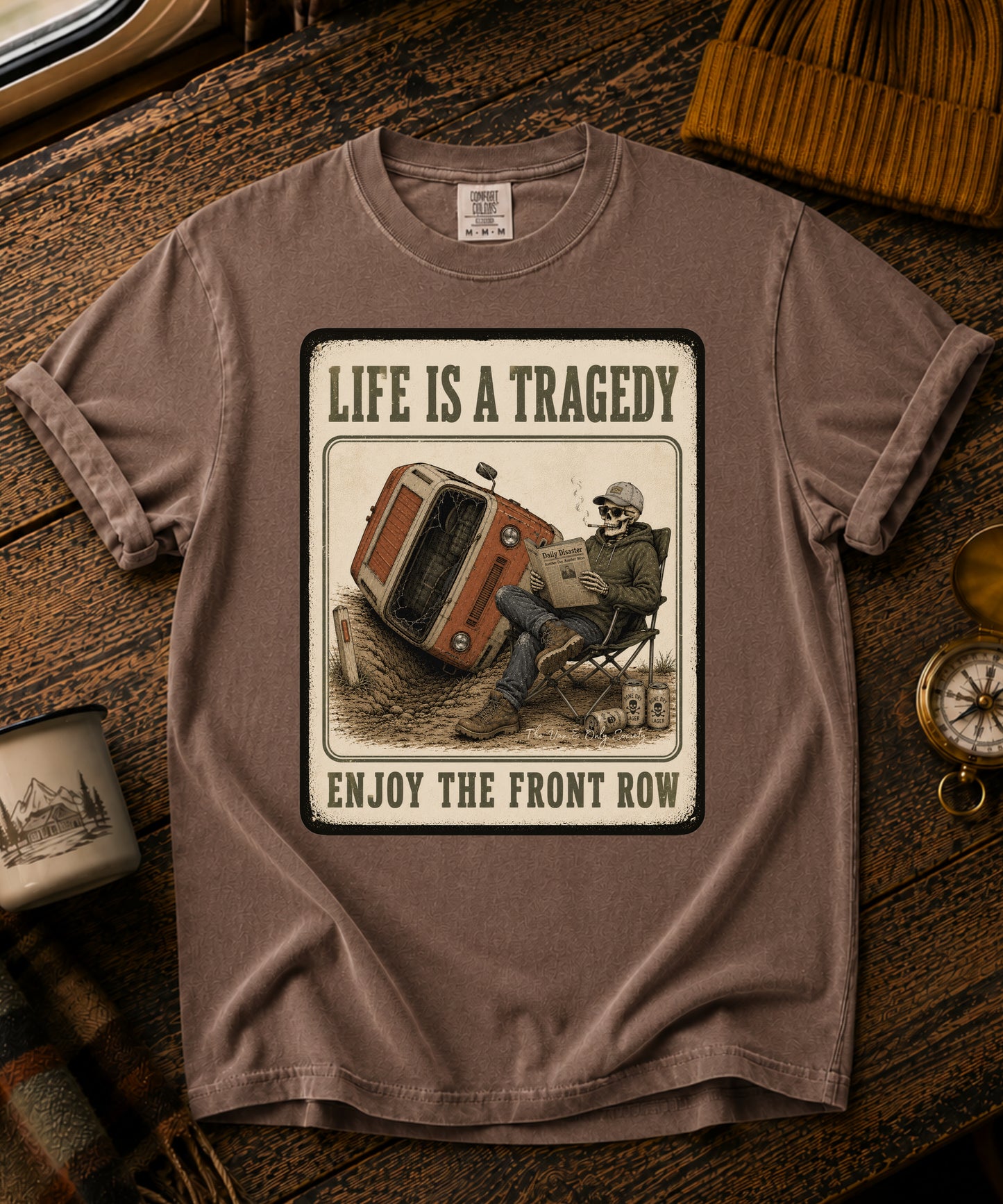 Life Is A Tragedy Vintage Tee