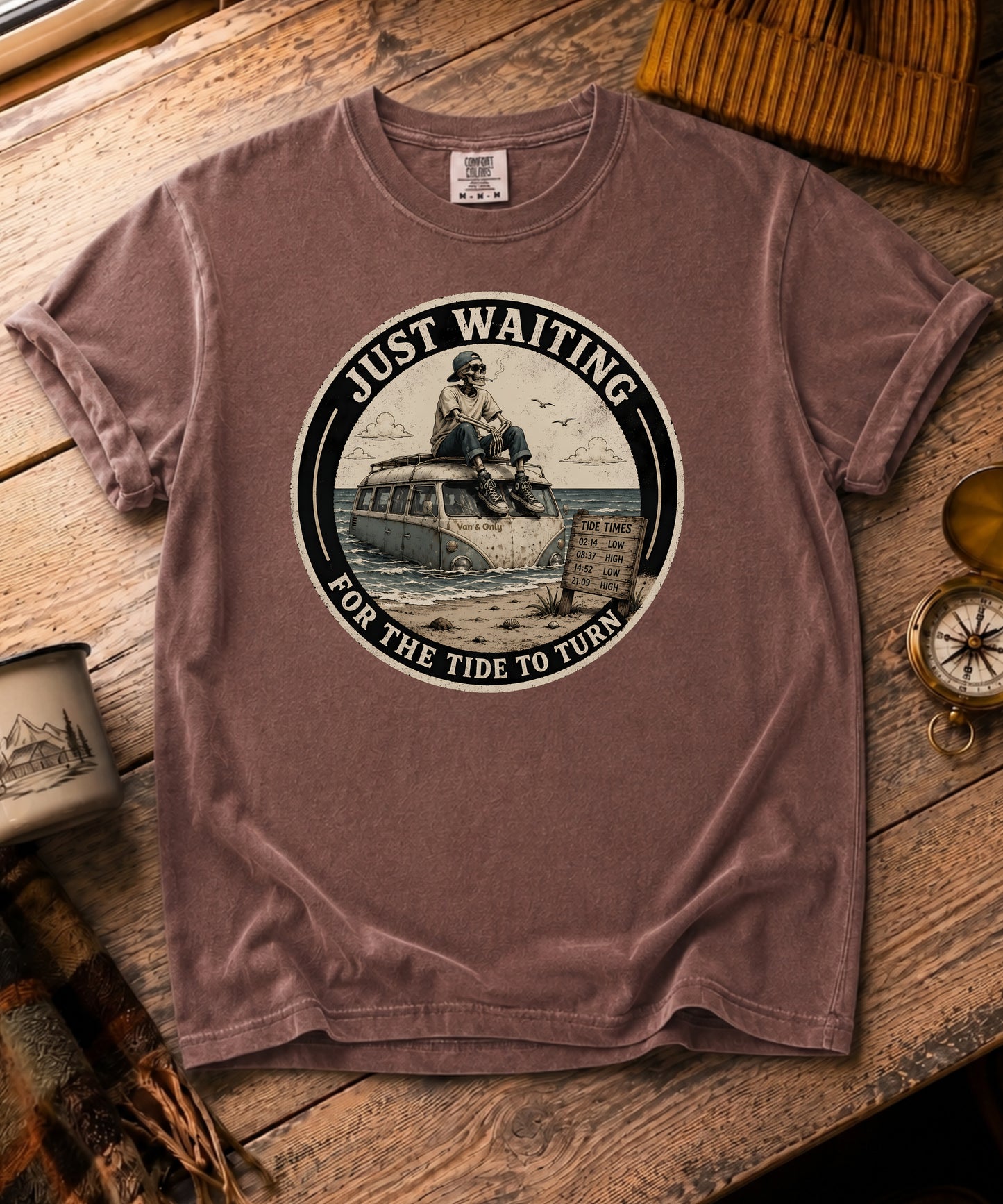Just Waiting For The Tide Tee