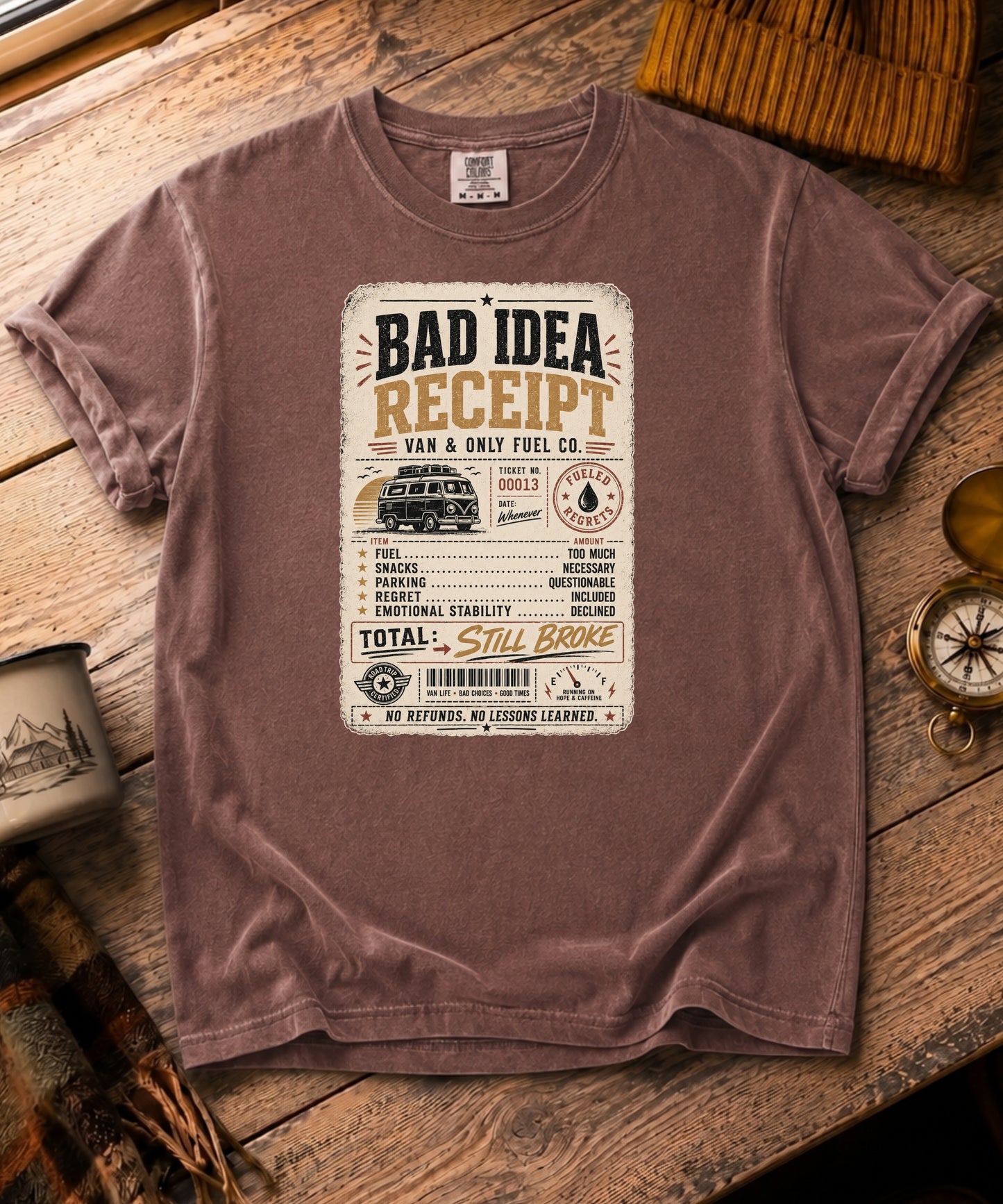Bad Idea Receipt Tee