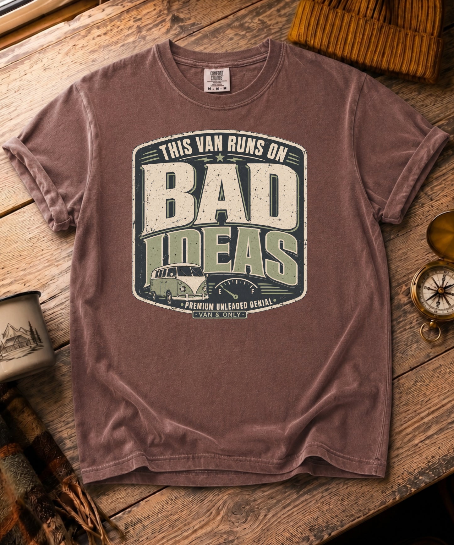 Runs On Bad Ideas Tee