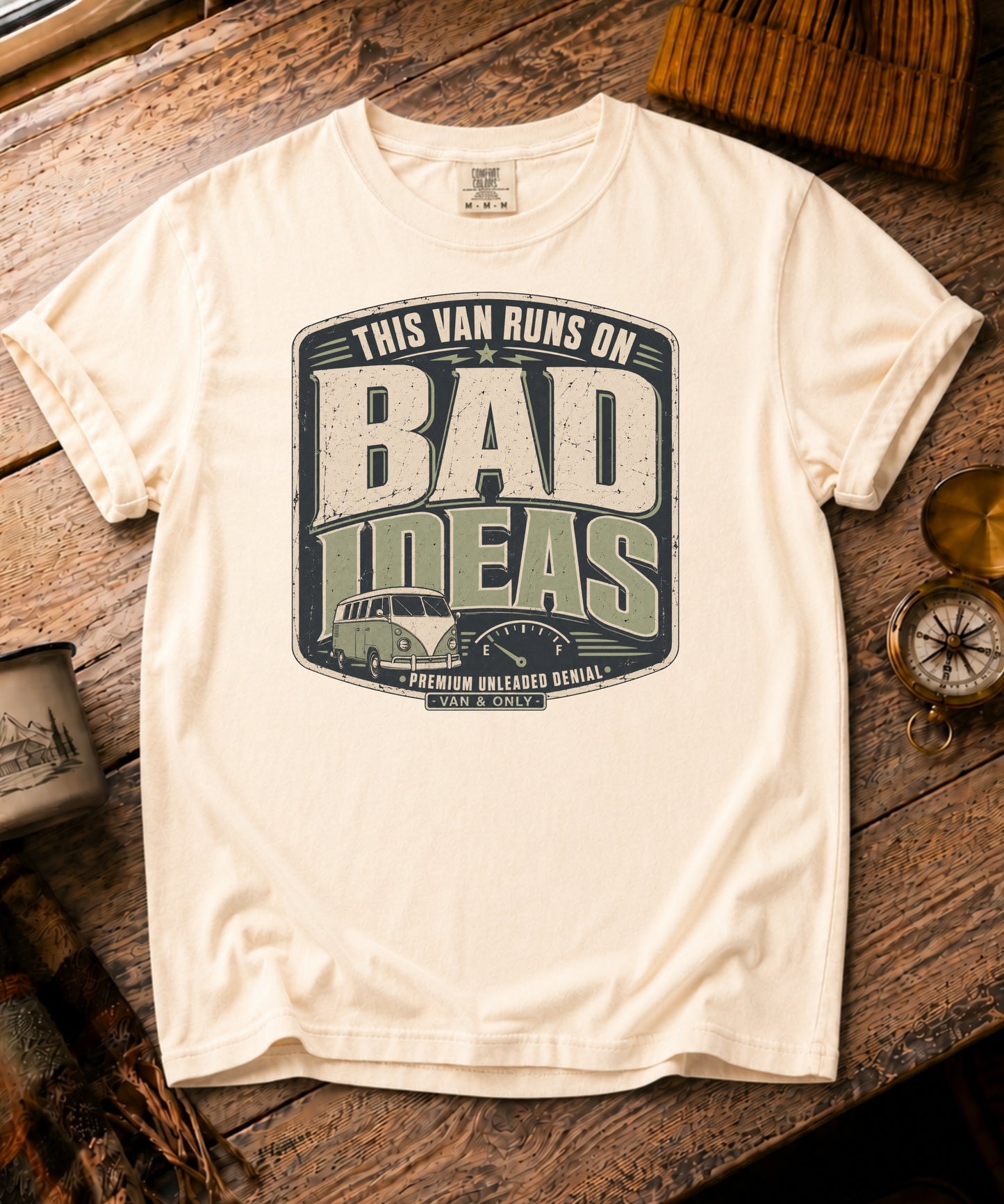 Runs On Bad Ideas Tee
