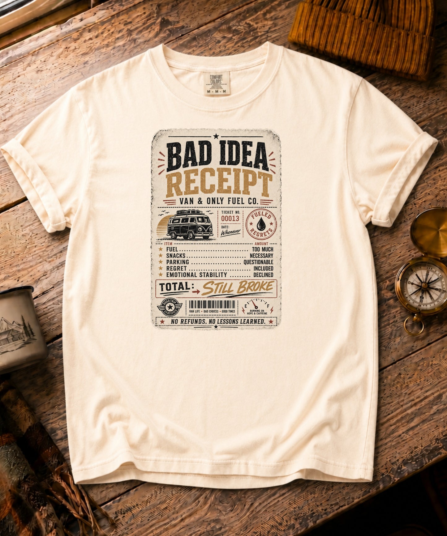 Bad Idea Receipt Tee