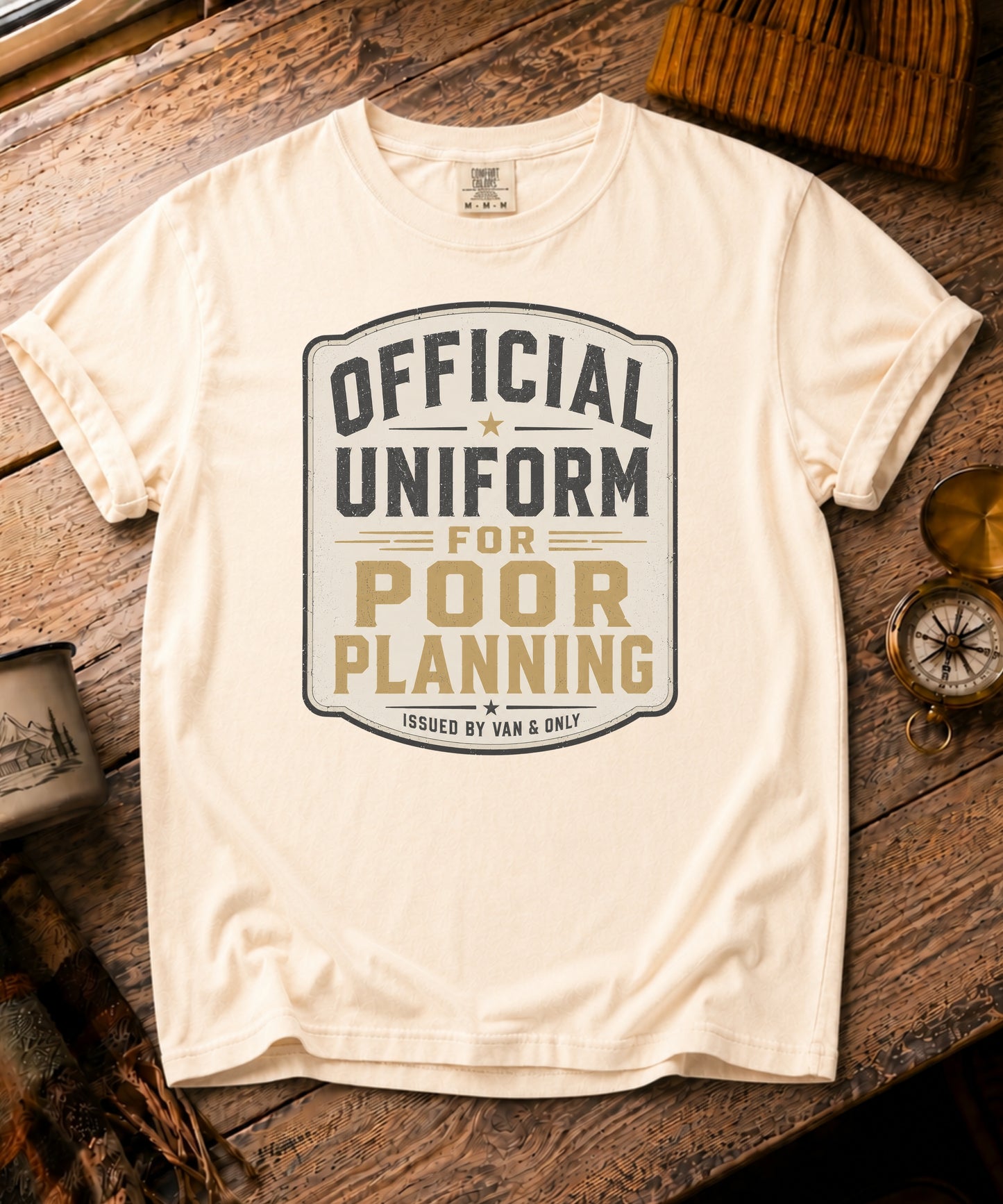 Official Poor Planning Uniform Tee