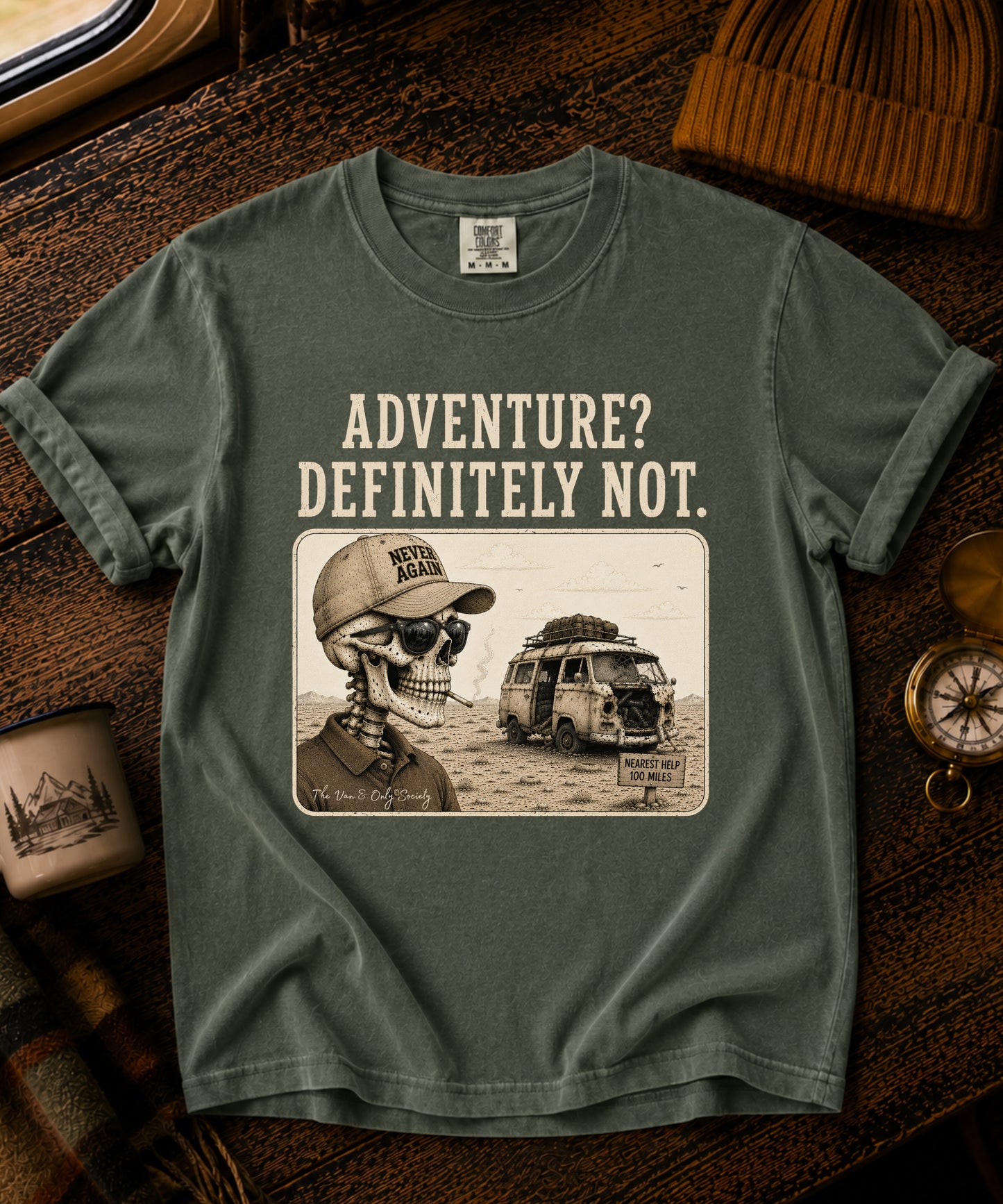Adventure? Definitely Not. Vintage Tee
