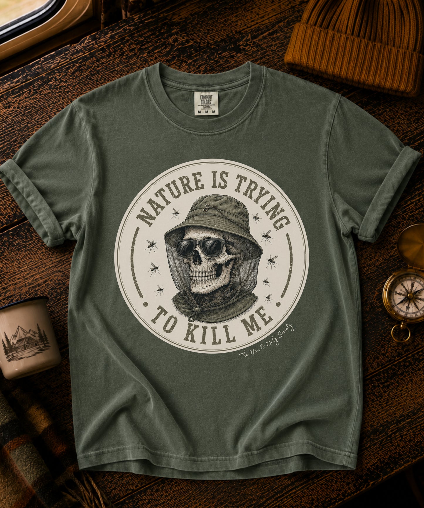 Nature Is Trying To Kill Me Vintage Tee