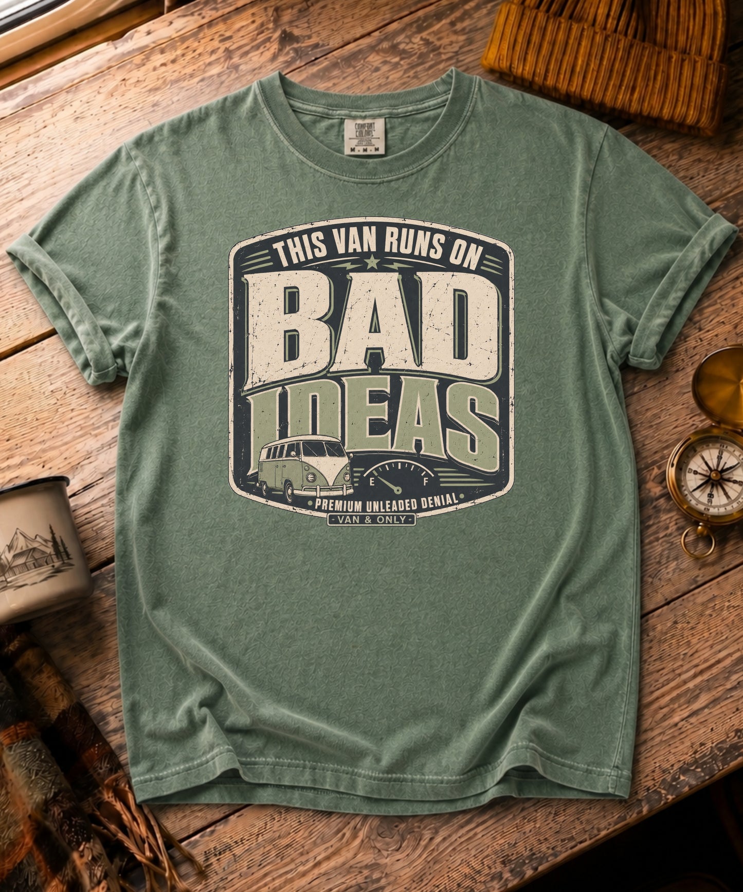 Runs On Bad Ideas Tee