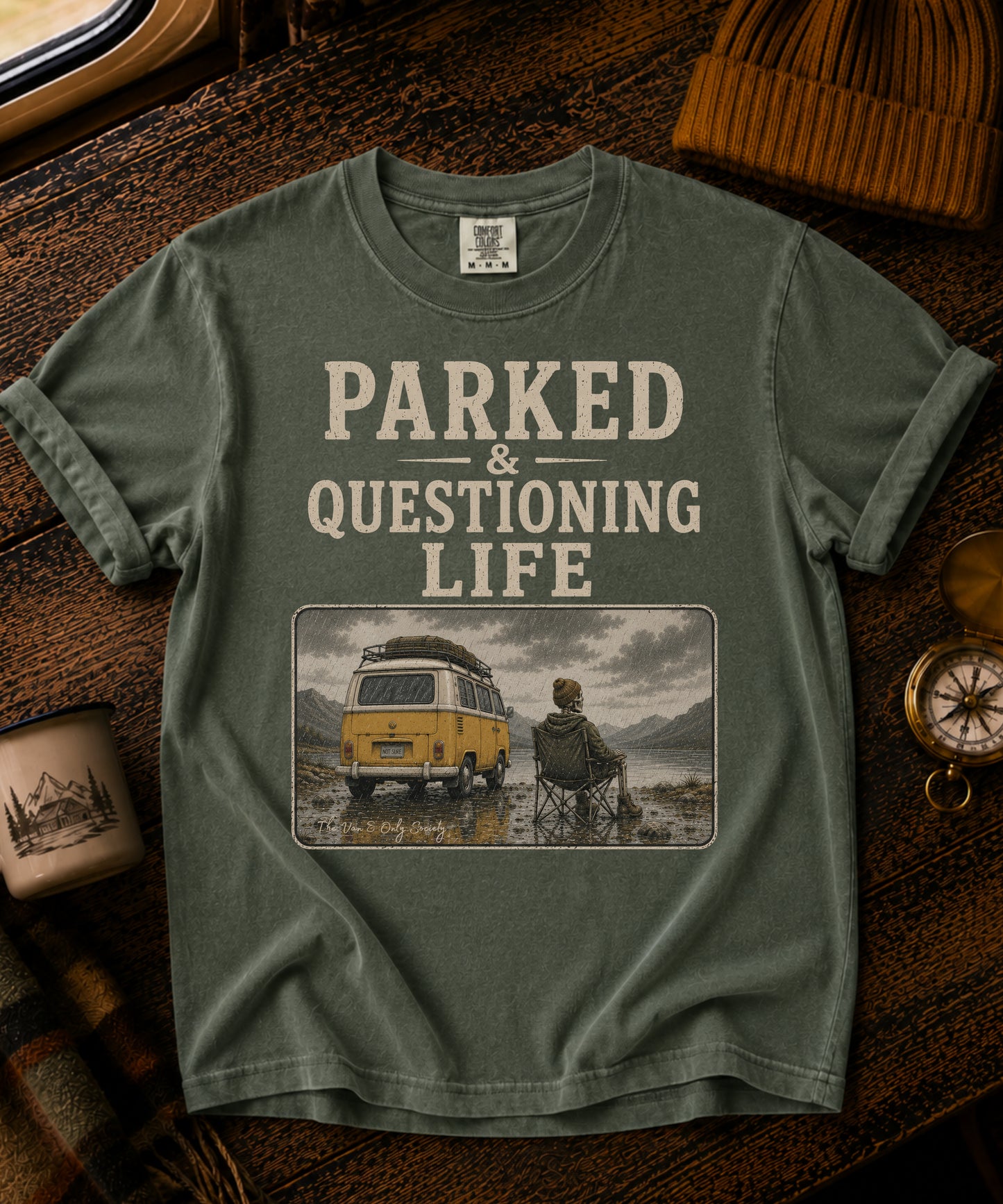 Parked And Questioning Life Vintage Tee