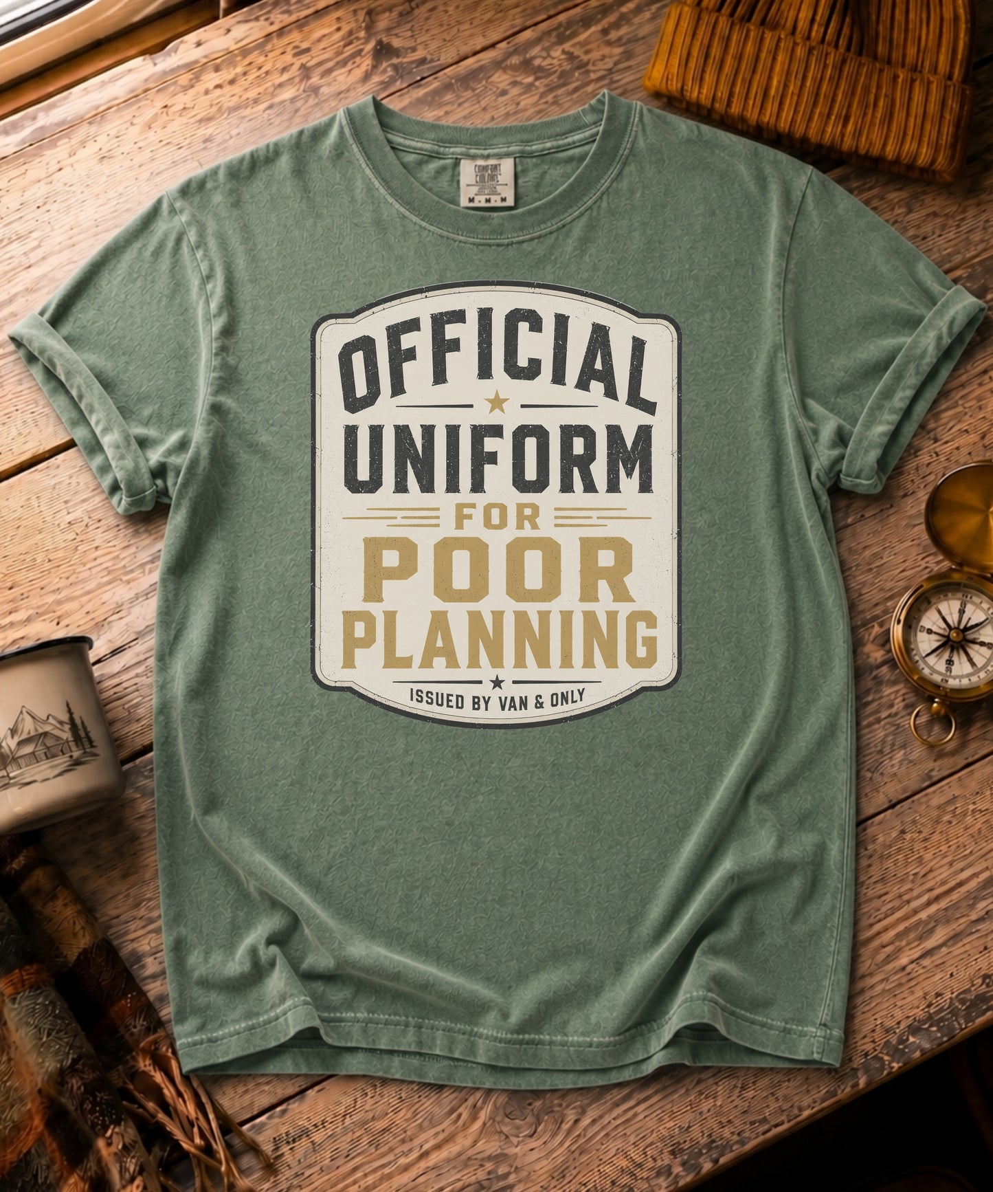 Official Poor Planning Uniform Tee