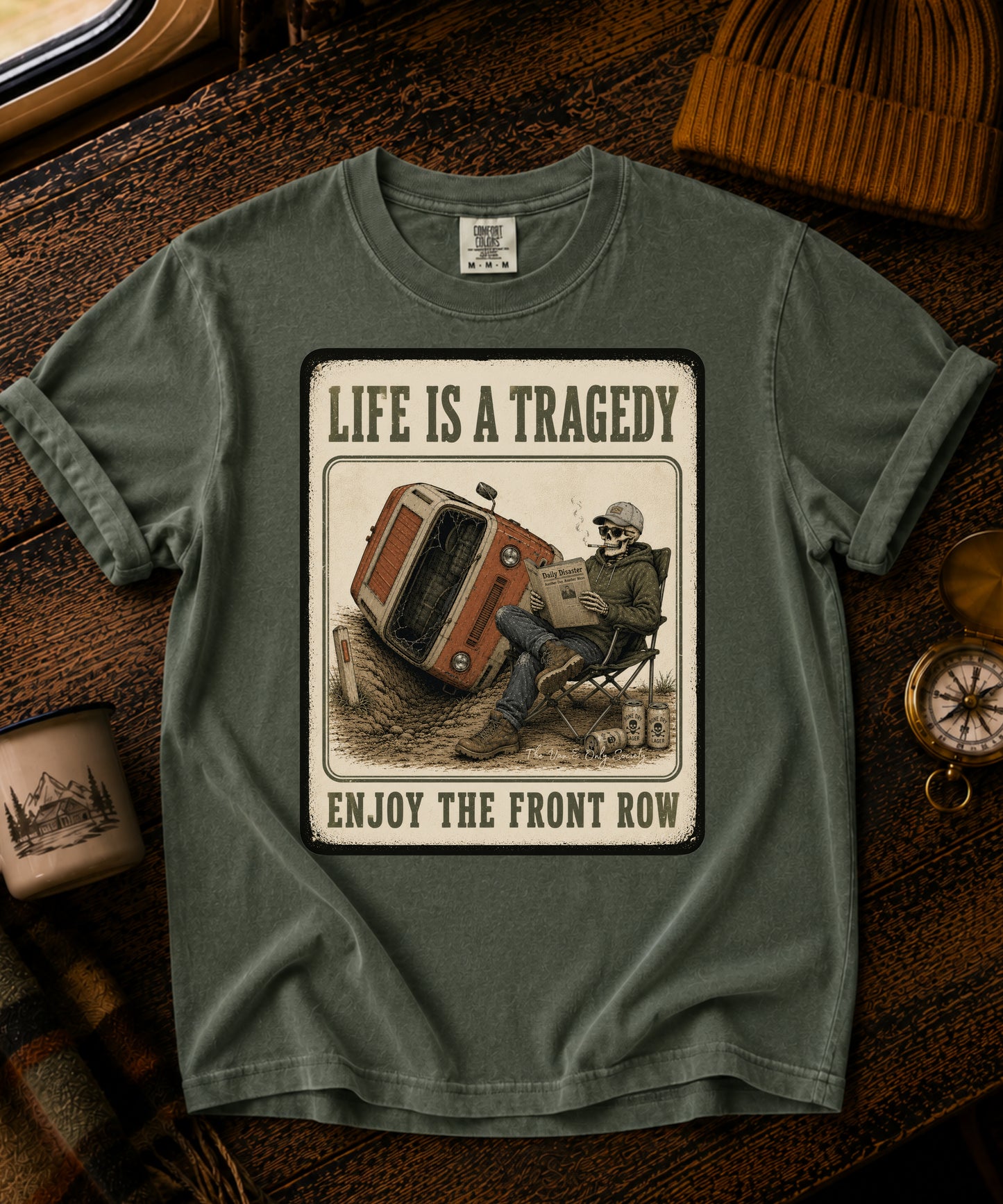 Life Is A Tragedy Vintage Tee