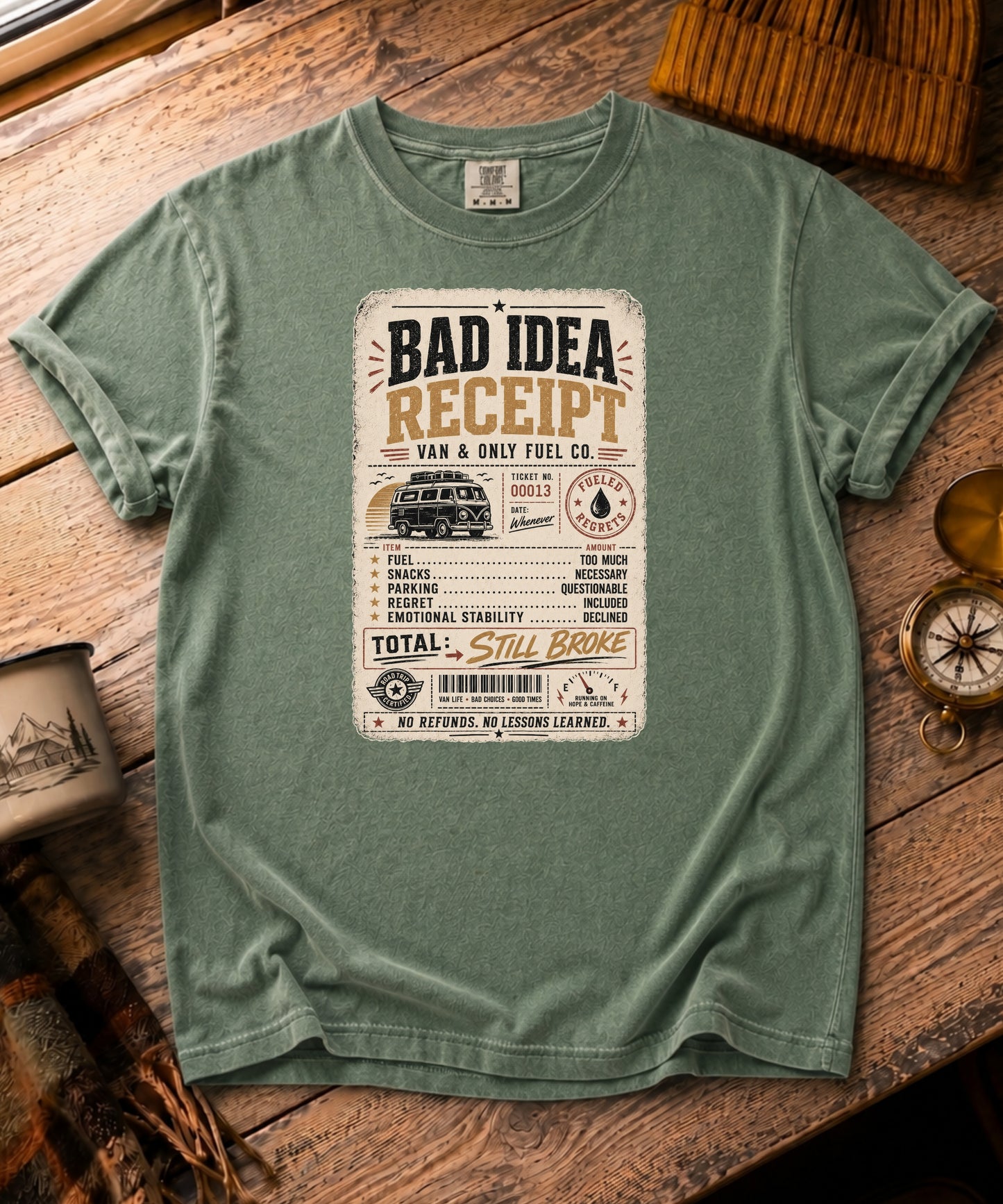 Bad Idea Receipt Tee