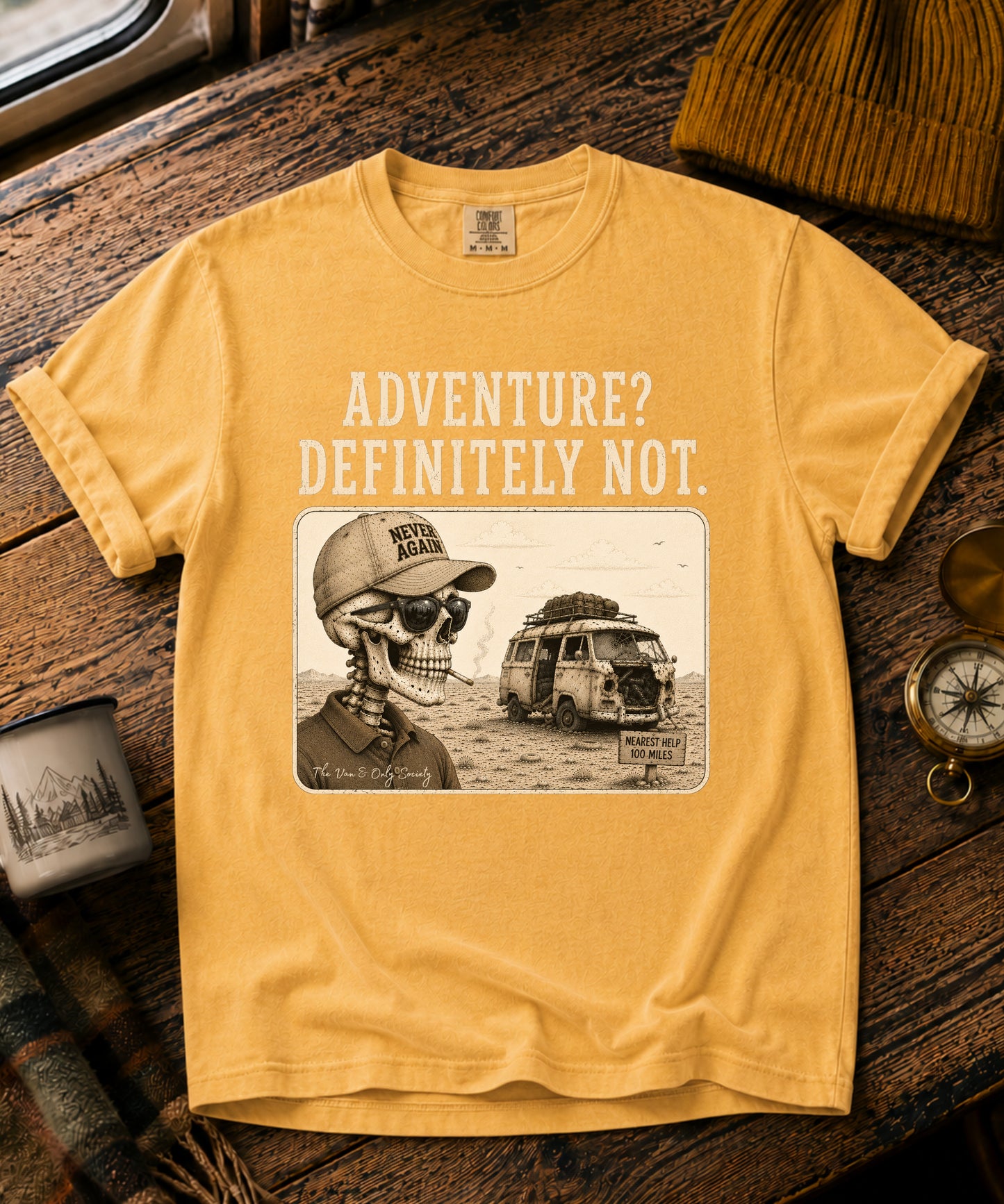 Adventure? Definitely Not. Vintage Tee