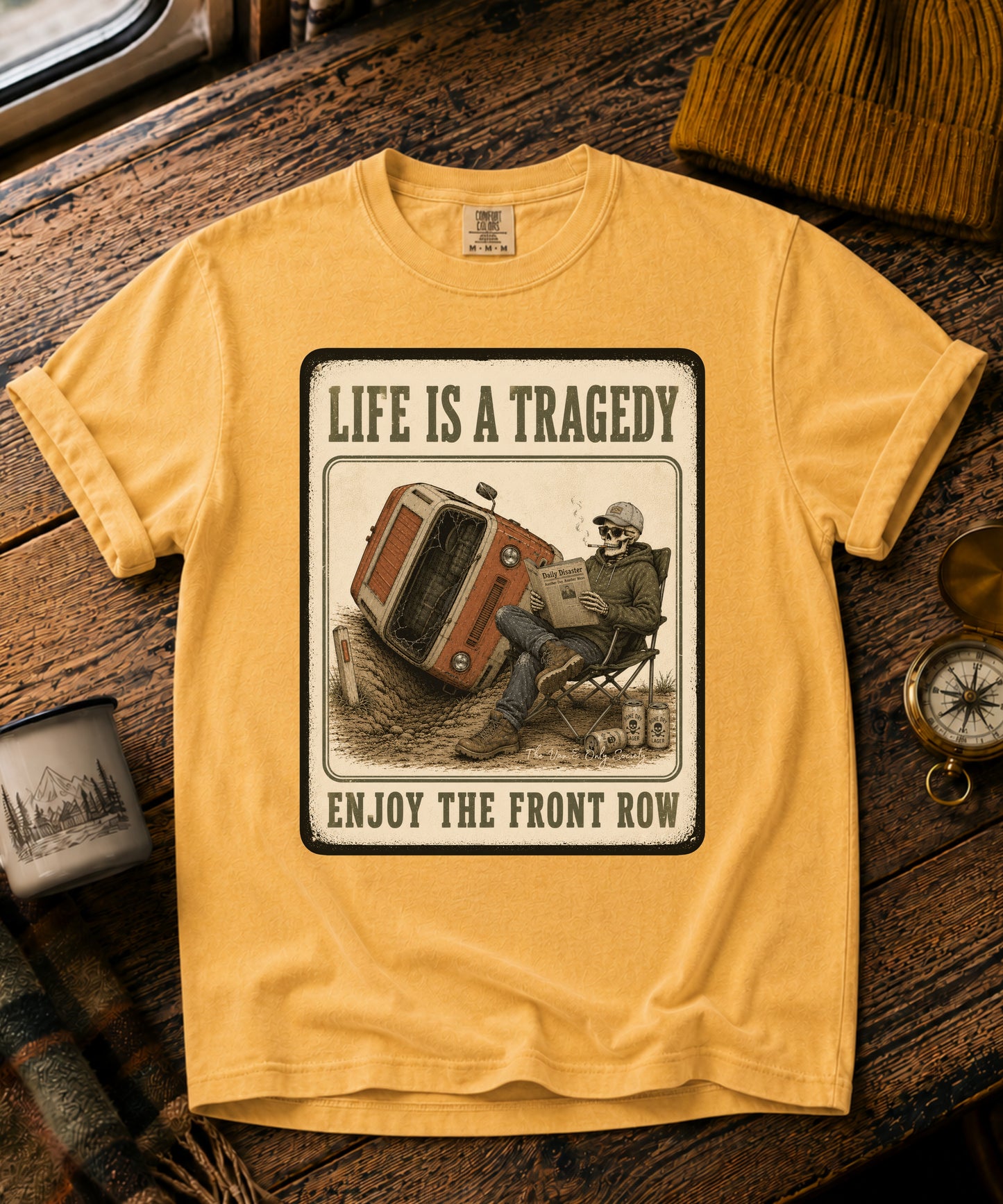Life Is A Tragedy Vintage Tee