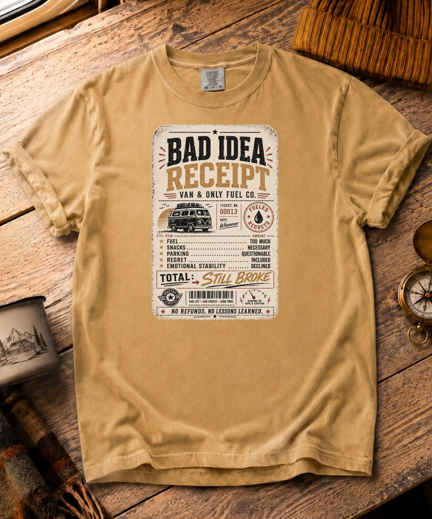 Bad Idea Receipt Tee