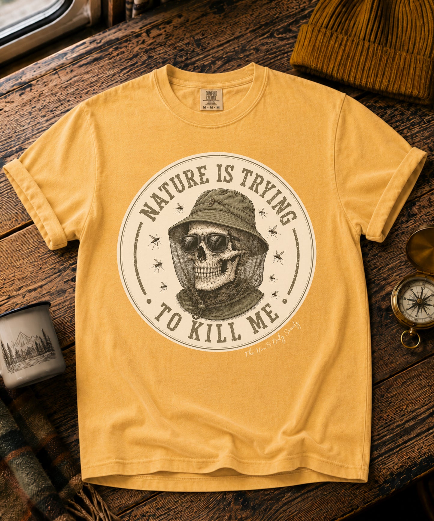 Nature Is Trying To Kill Me Vintage Tee
