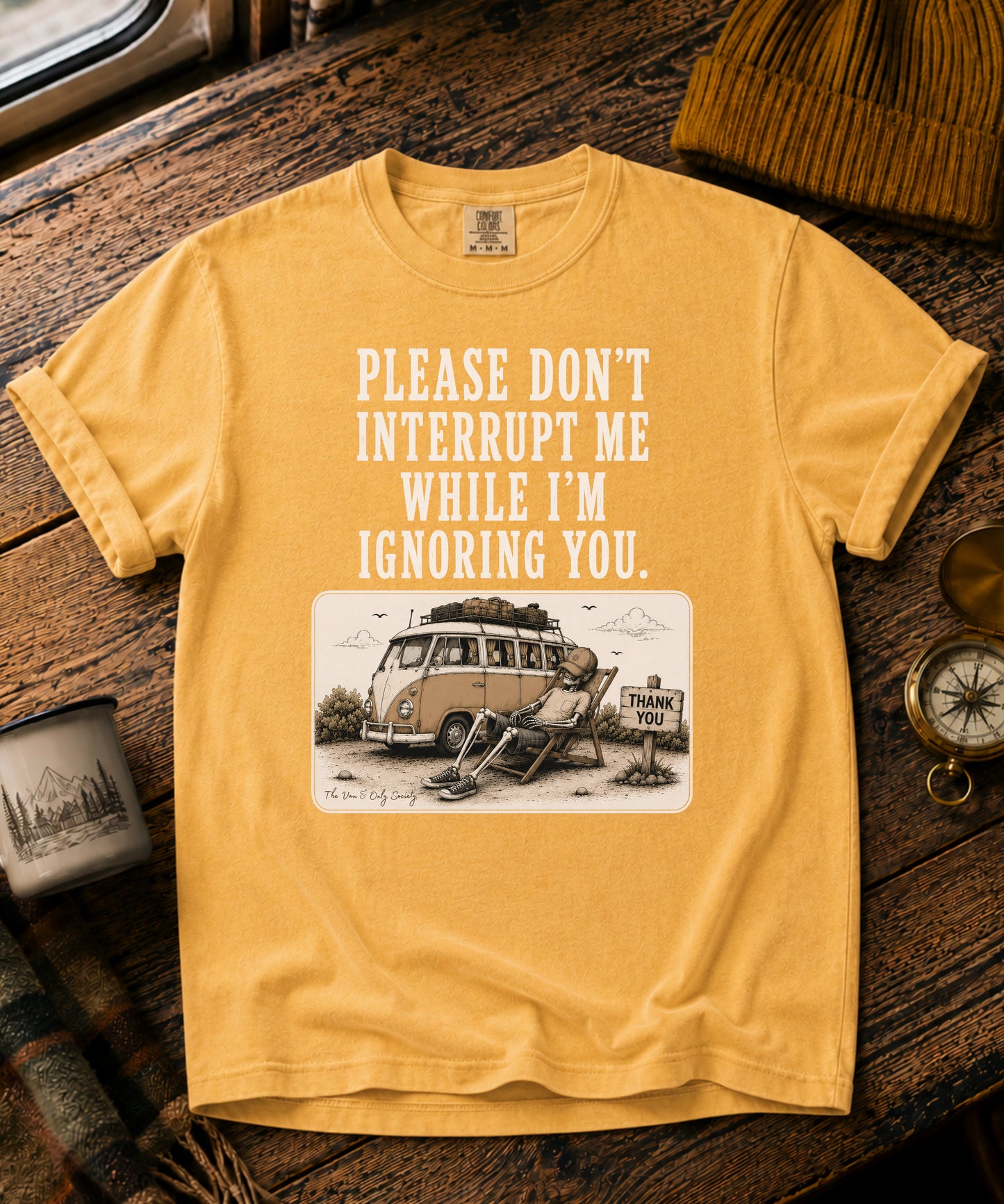 Please Don`t Interrupt Me Vintage Tee