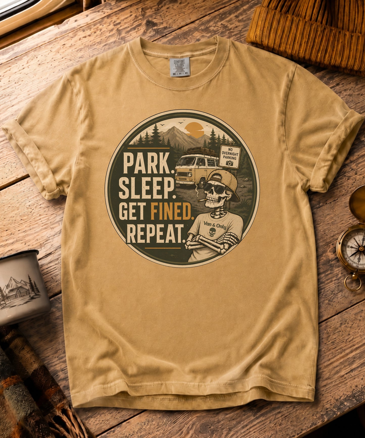 Park. Sleep. Get Fined Tee
