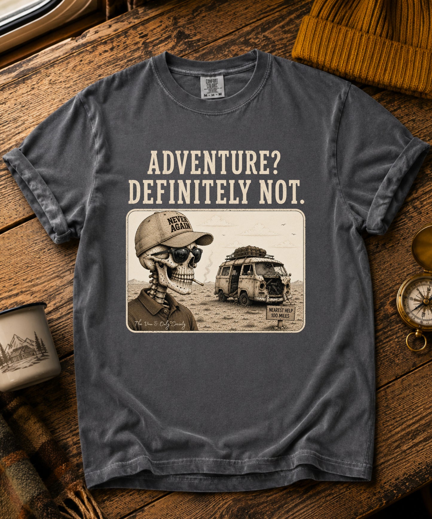 Adventure? Definitely Not. Vintage Tee