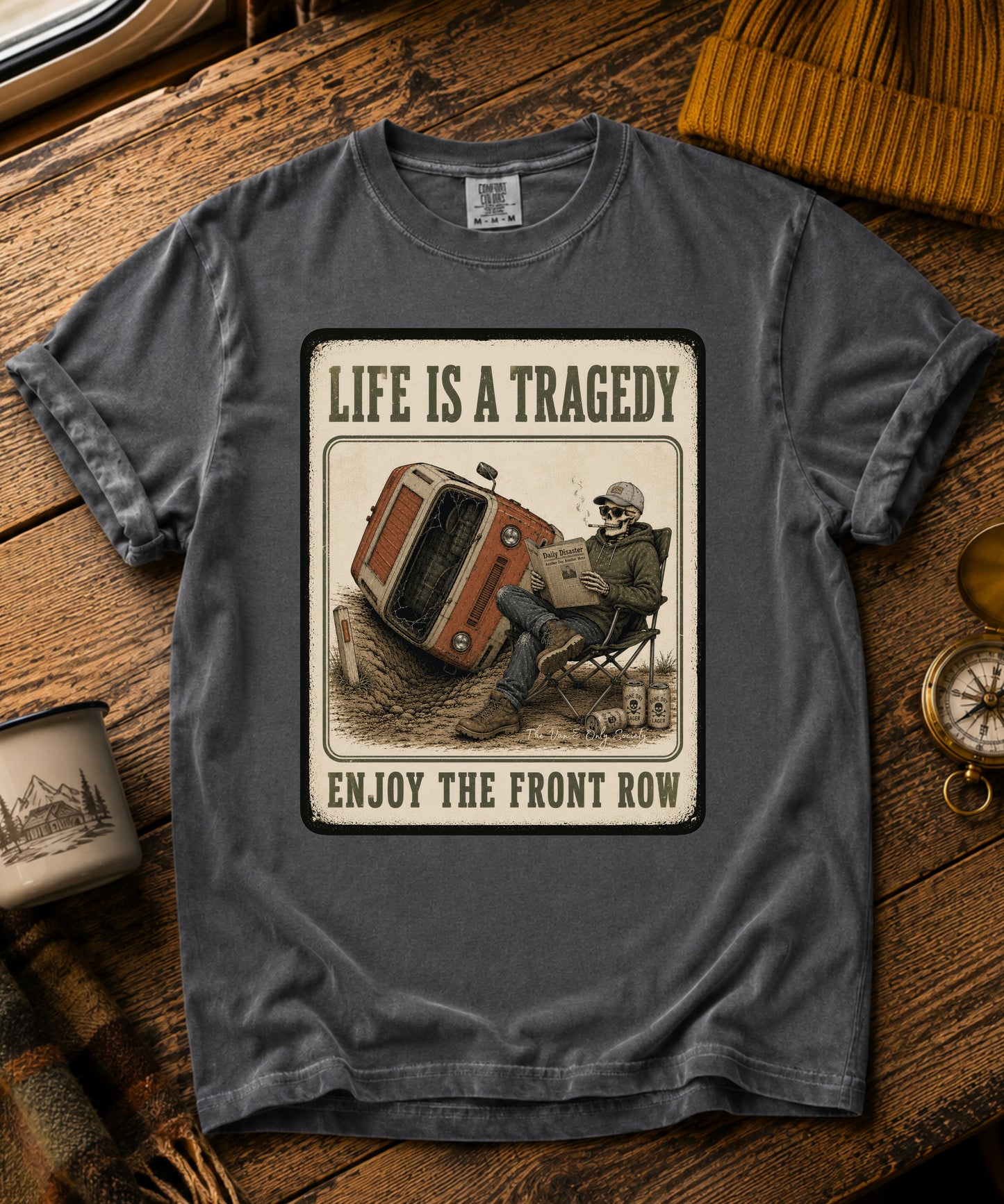 Life Is A Tragedy Vintage Tee