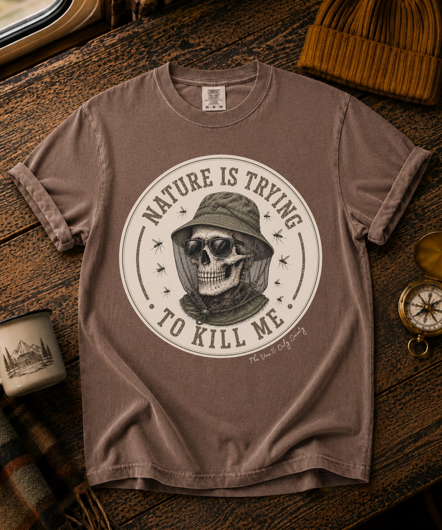 Nature Is Trying To Kill Me Vintage Tee
