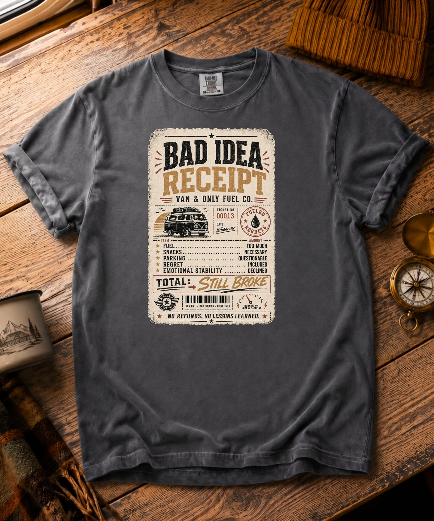 Bad Idea Receipt Tee