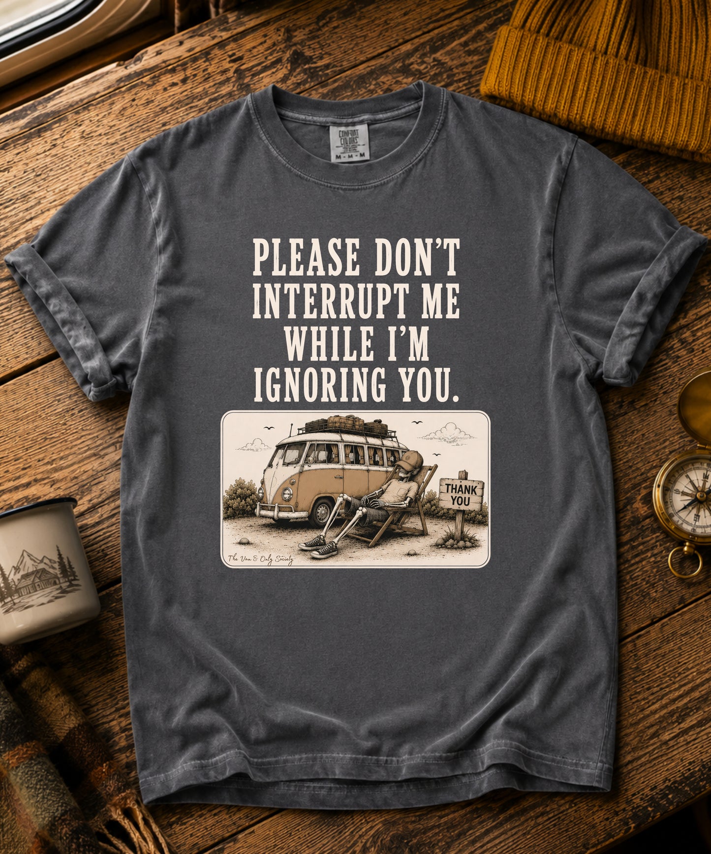 Please Don`t Interrupt Me Vintage Tee
