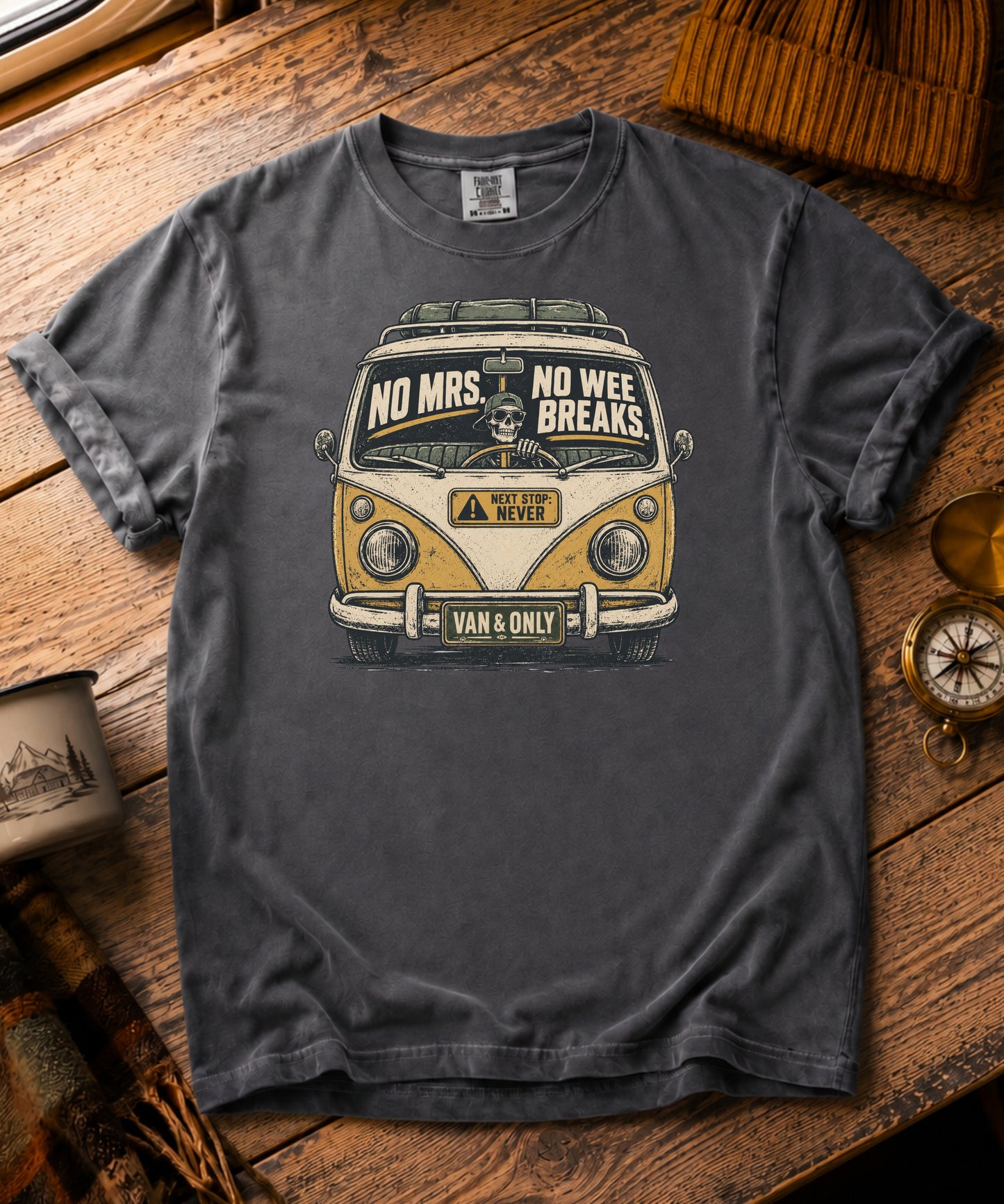 No Mrs, No Wee Breaks Tee - Skeleton Edition