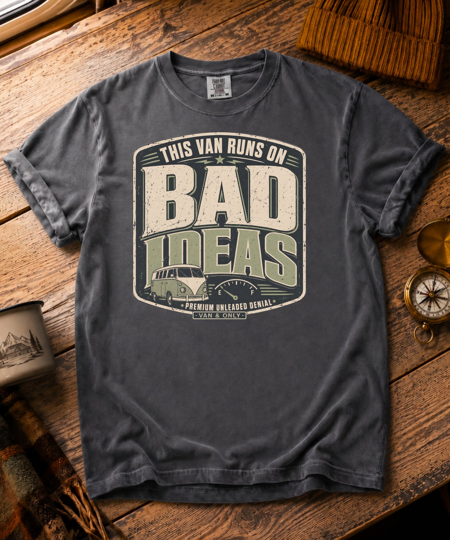 Runs On Bad Ideas Tee