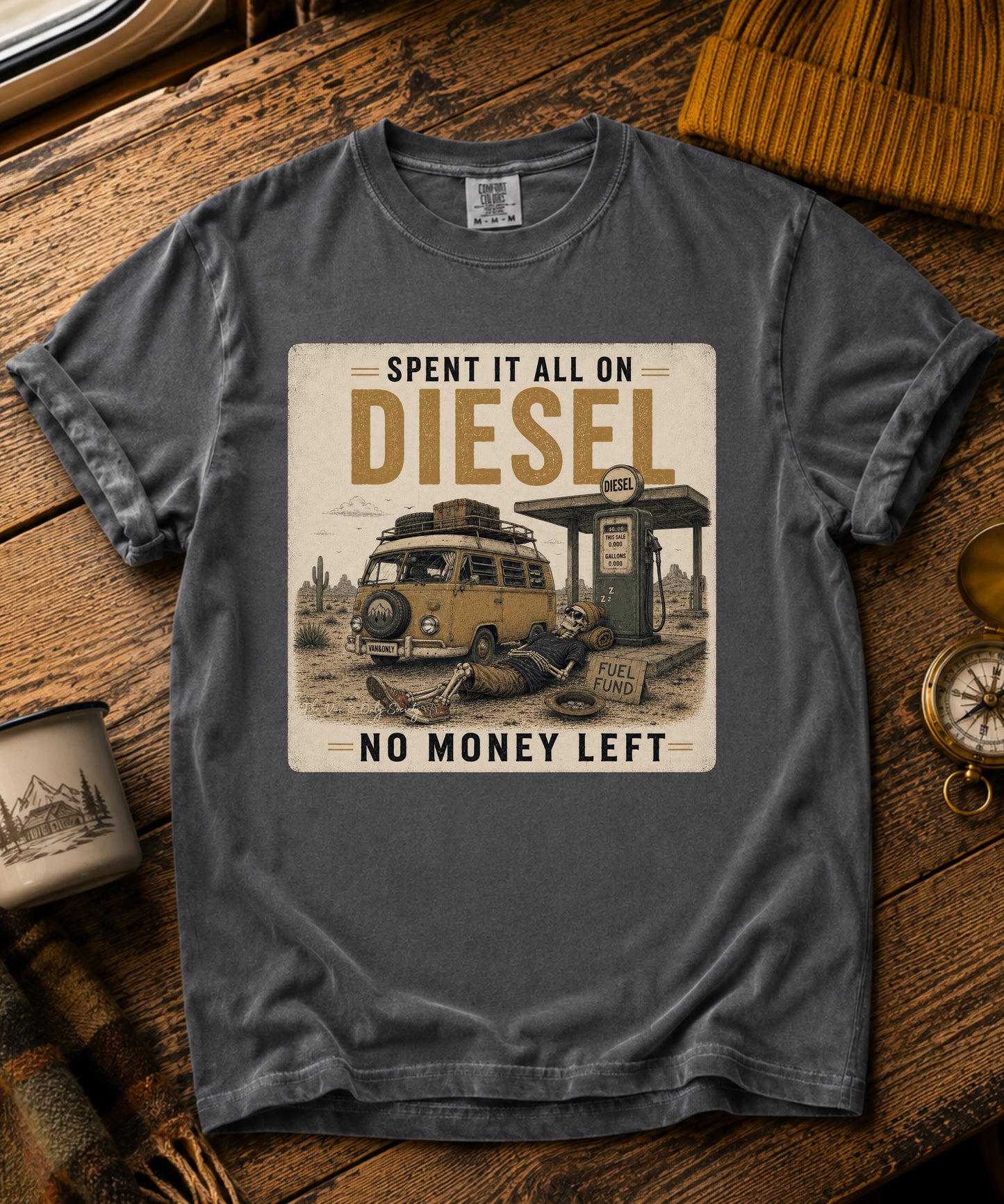 Spent It All On Diesel Vintage Tee