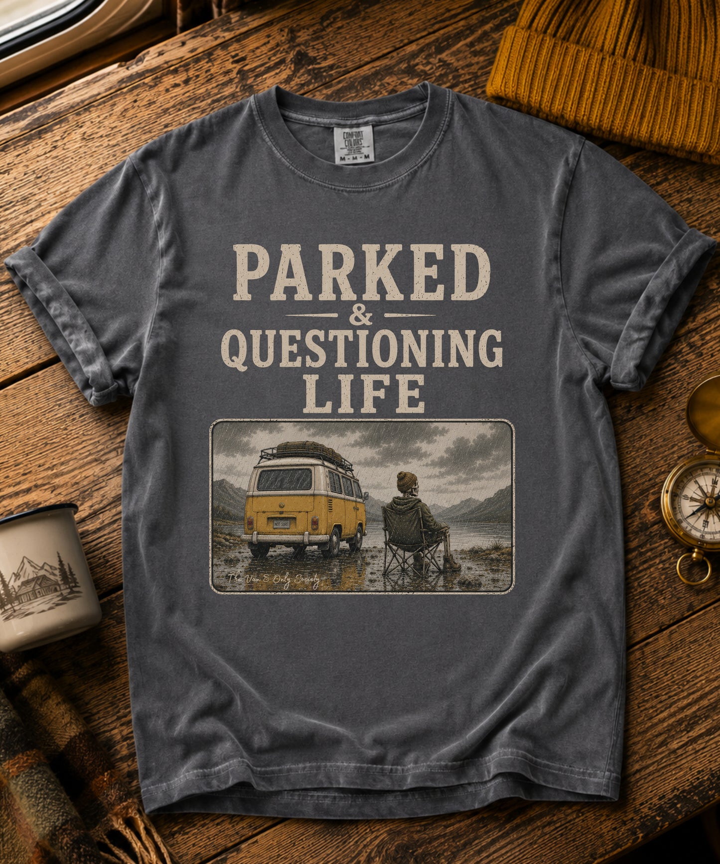 Parked And Questioning Life Vintage Tee