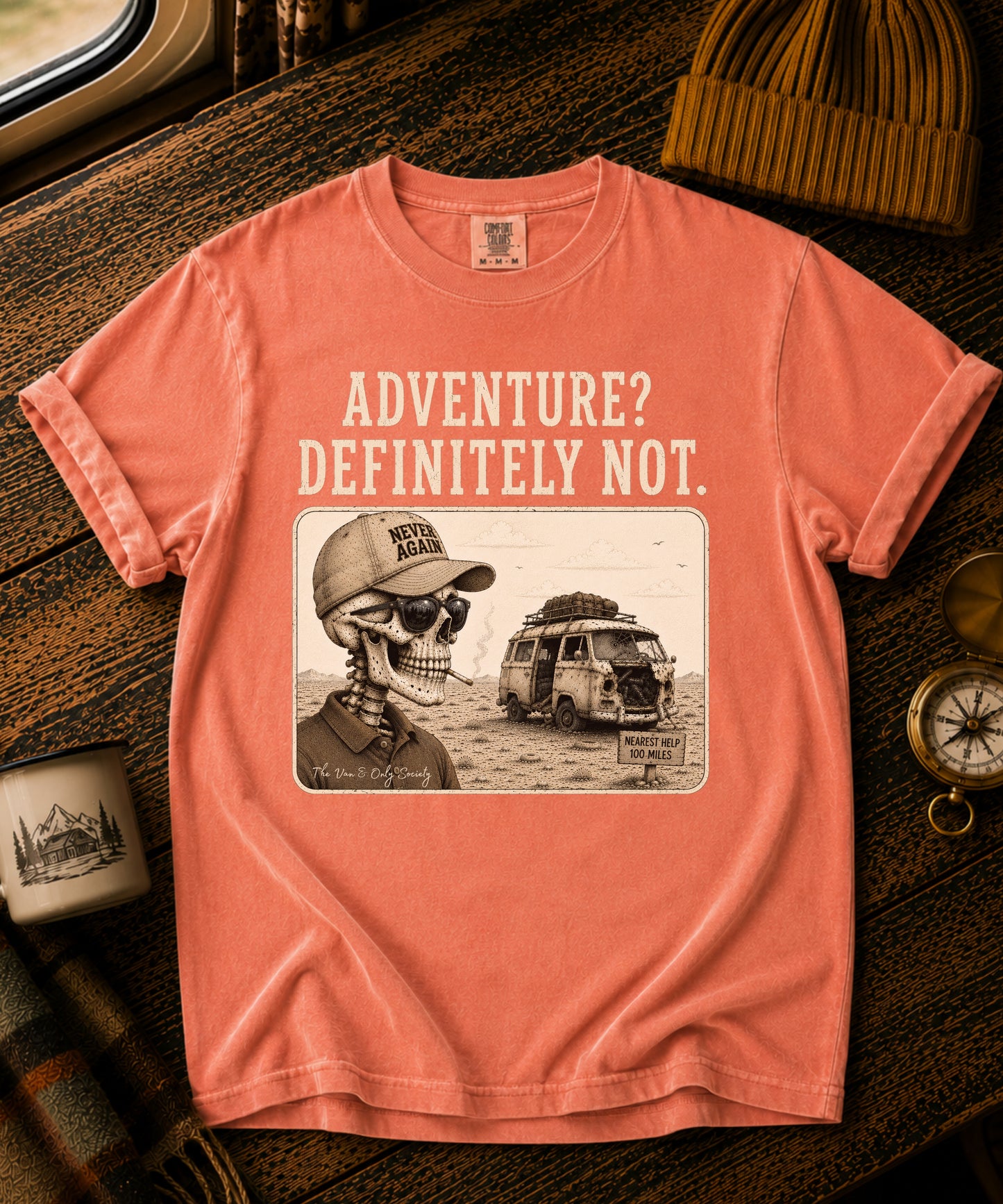 Adventure? Definitely Not. Vintage Tee