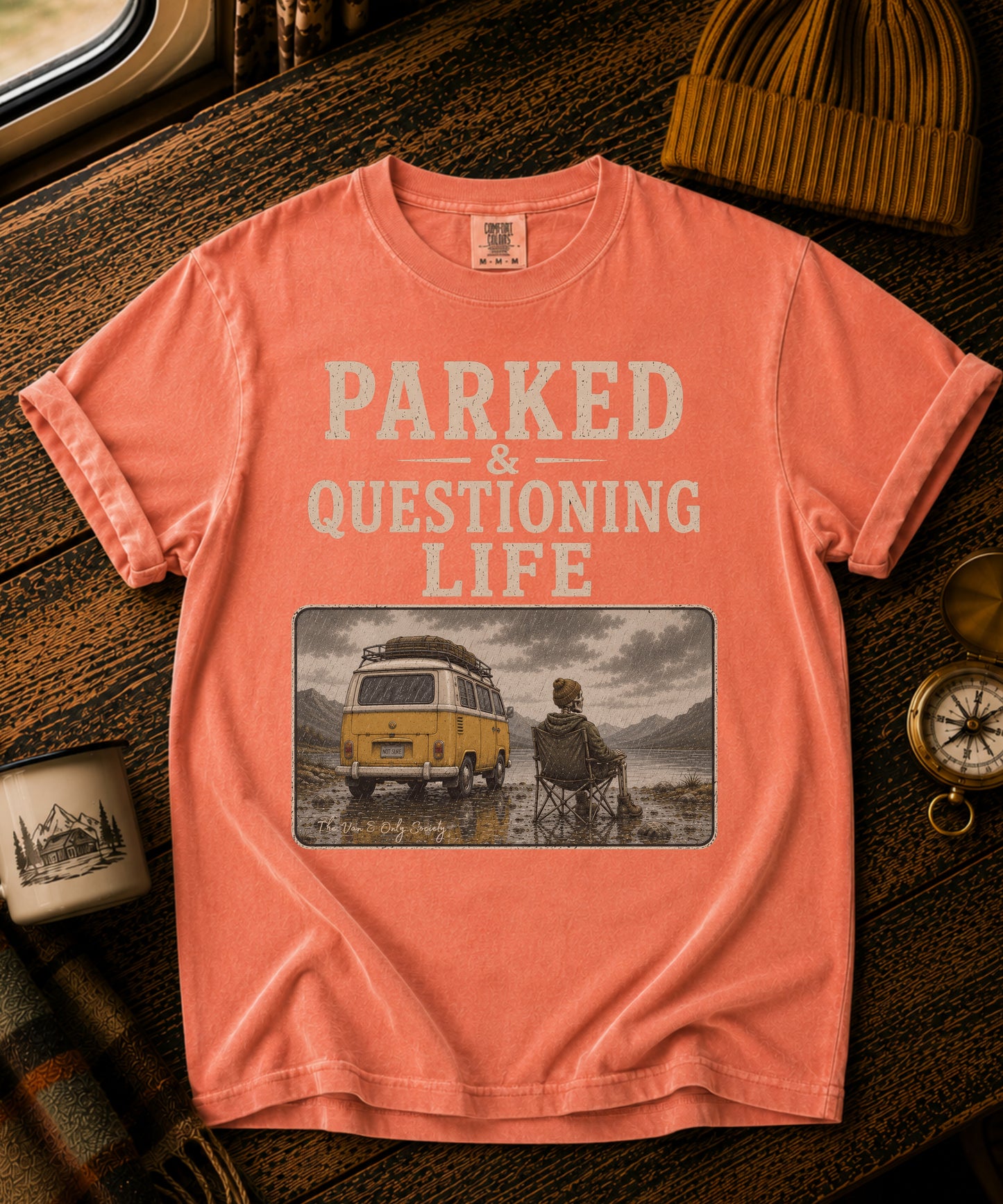 Parked And Questioning Life Vintage Tee