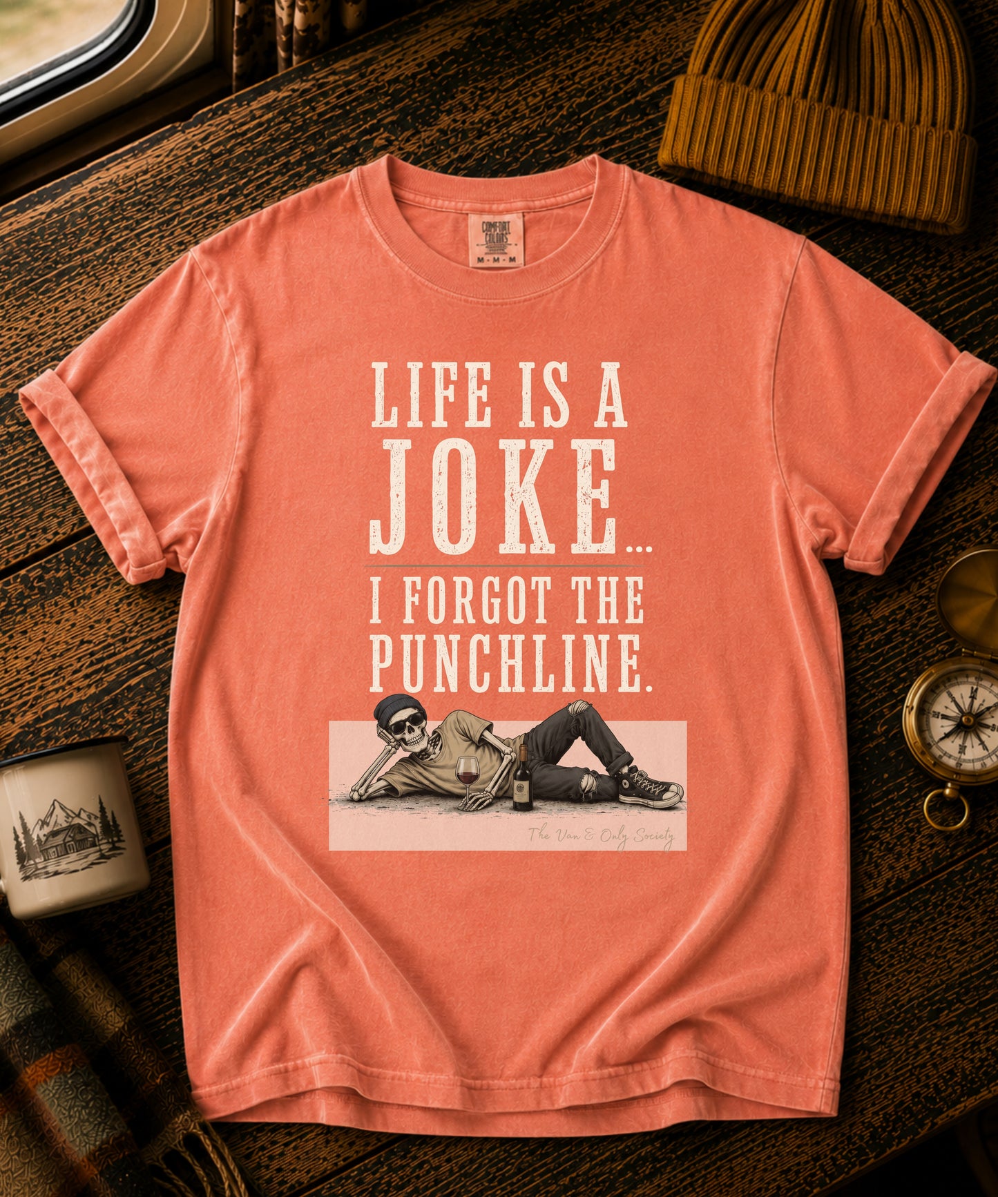 Life Is A Joke Vintage Tee