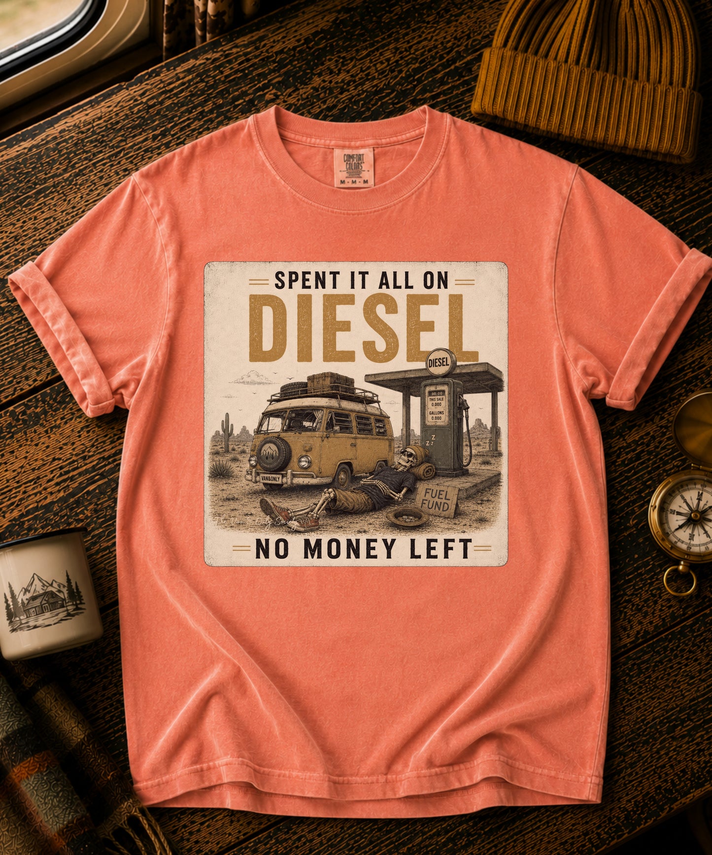 Spent It All On Diesel Vintage Tee