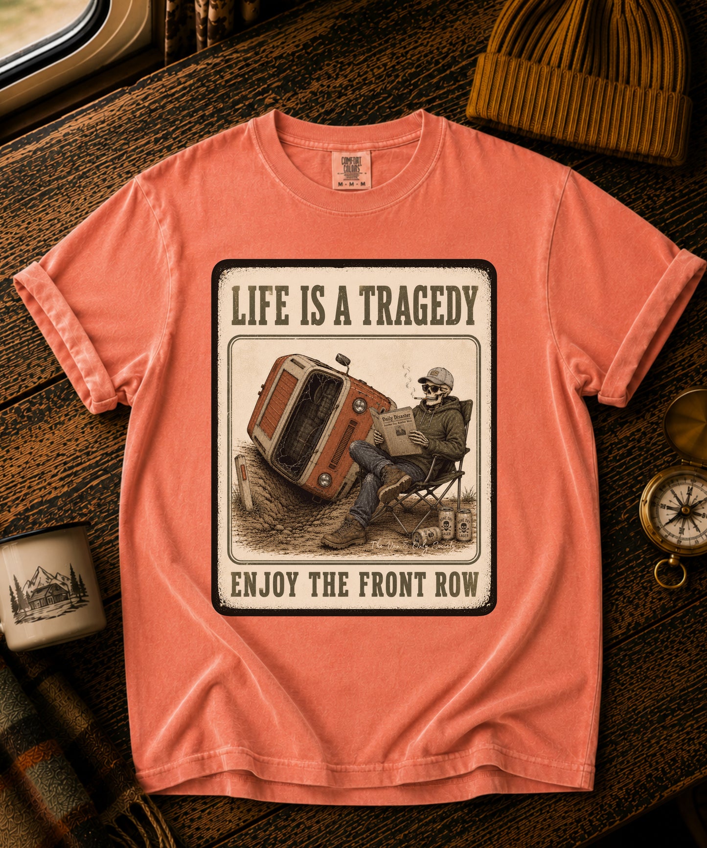 Life Is A Tragedy Vintage Tee