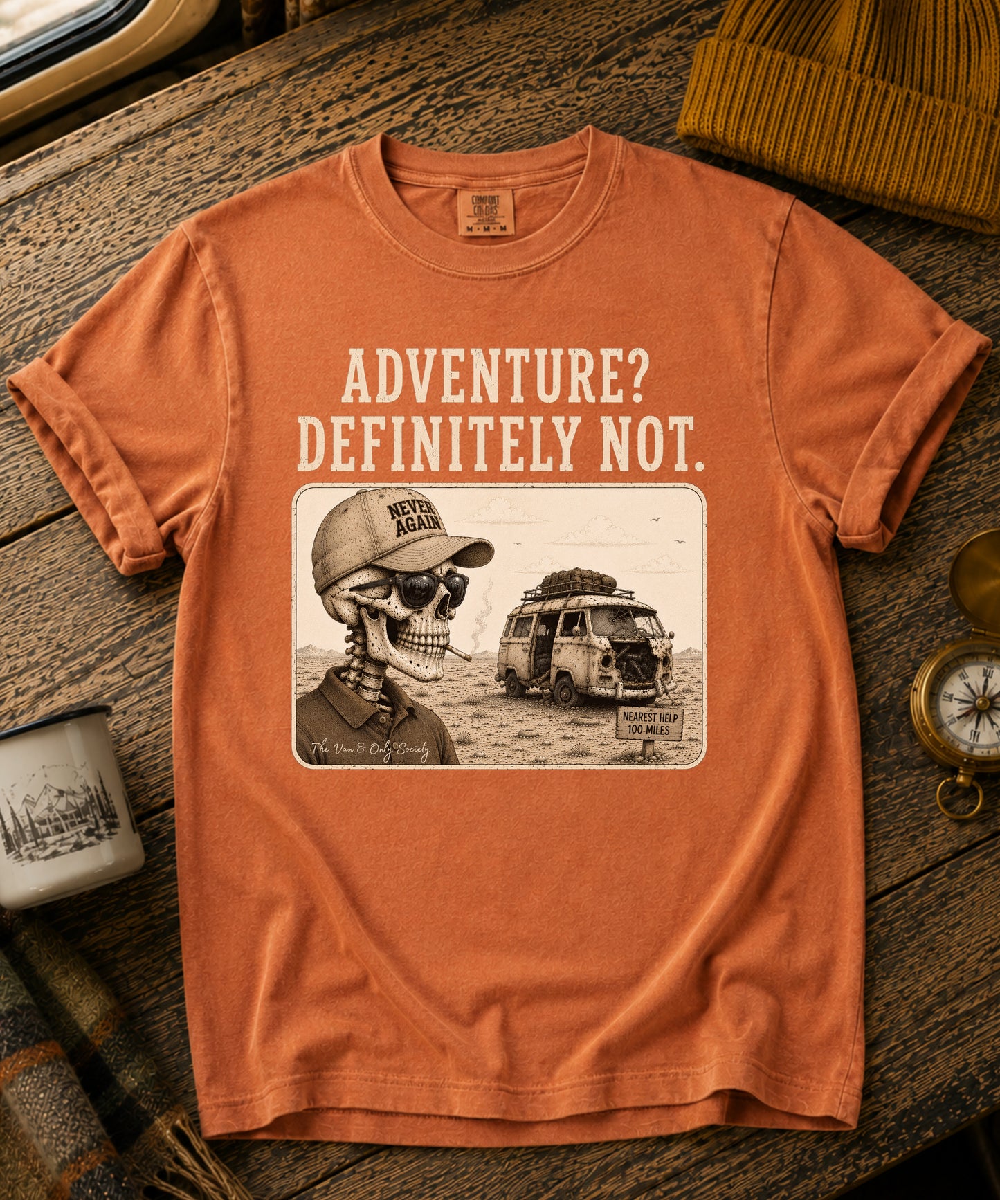 Adventure? Definitely Not. Vintage Tee